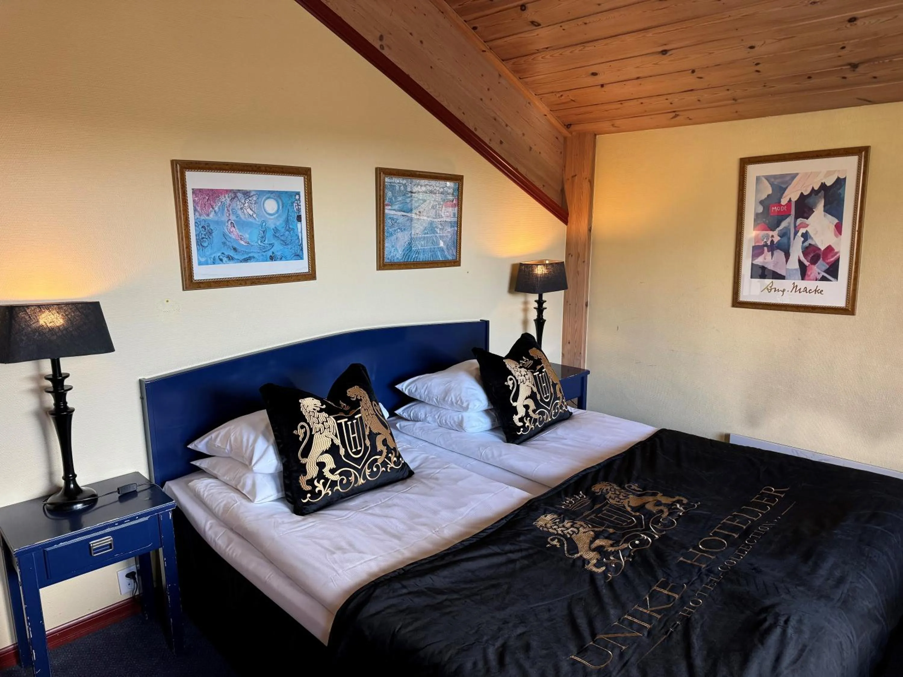 Bed in Skogstad Hotel - Unike Hoteller