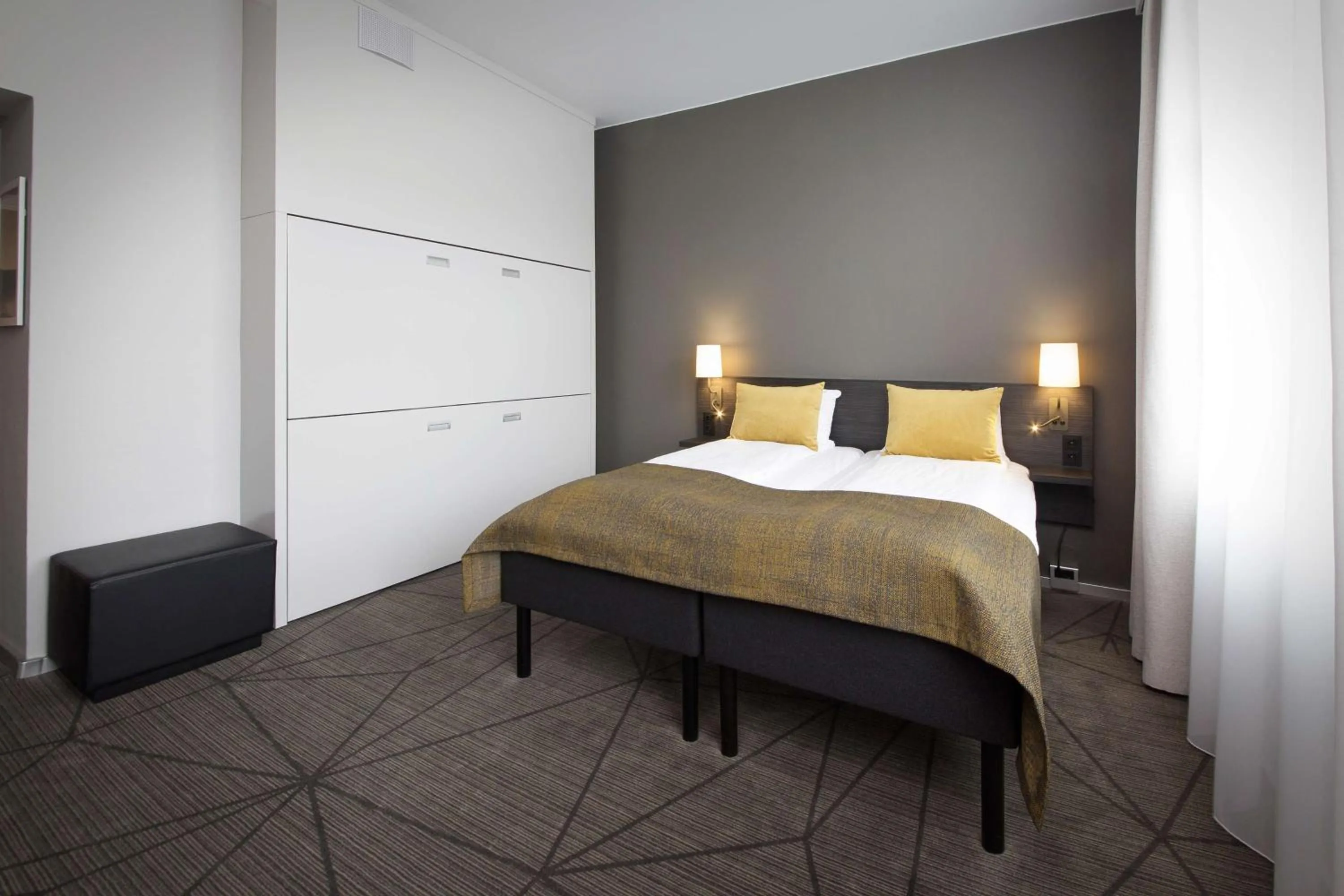 Bedroom, Bed in Scandic Ambassadeur Drammen