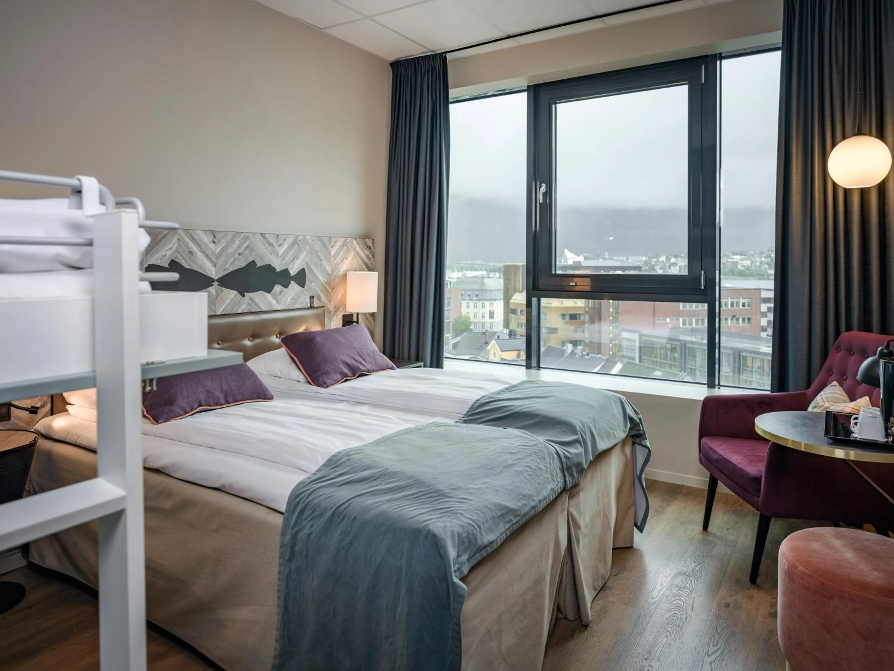 Photo of the whole room, Bed in Quality Hotel Grand Tromsø