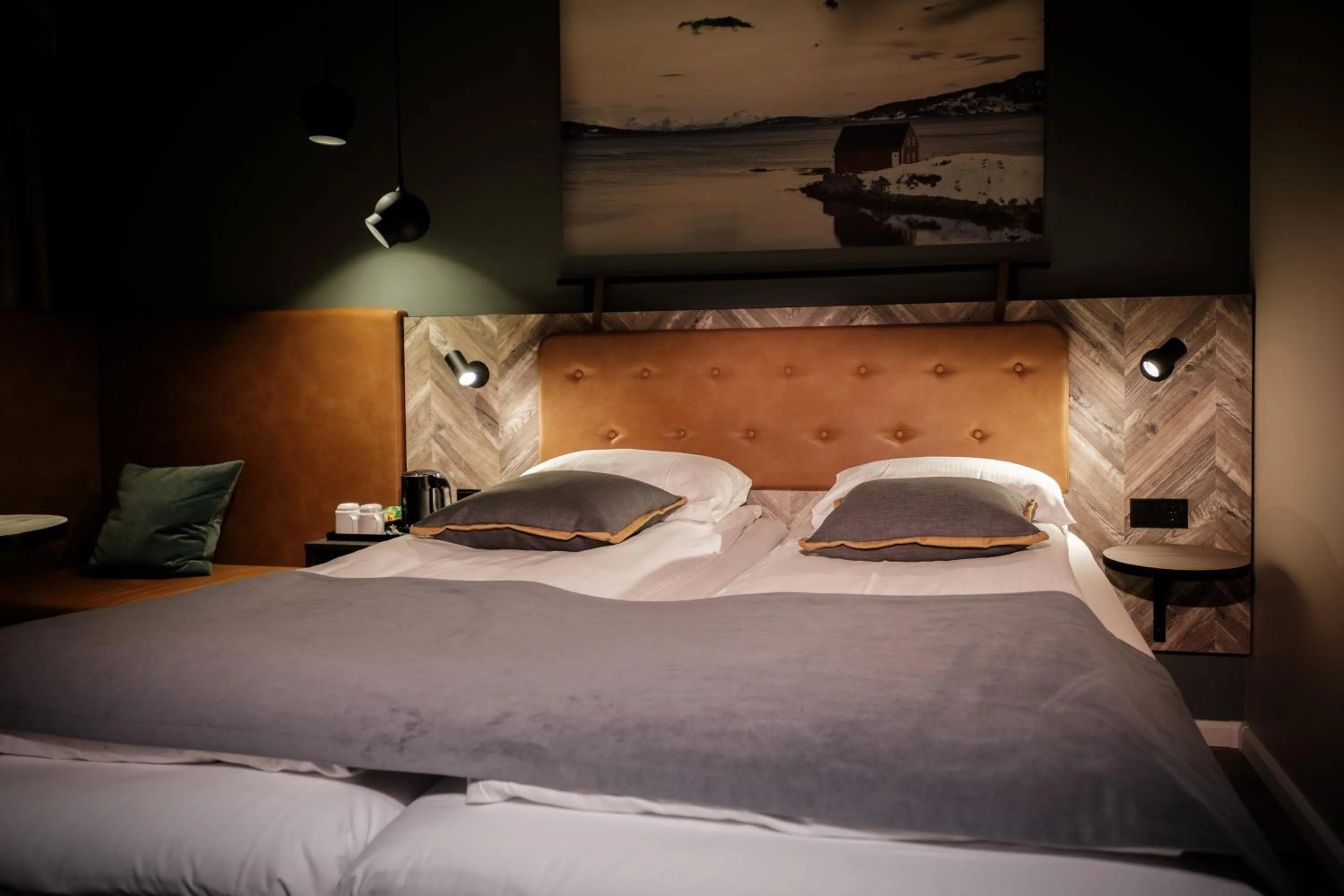 Bed in Scandic Harstad