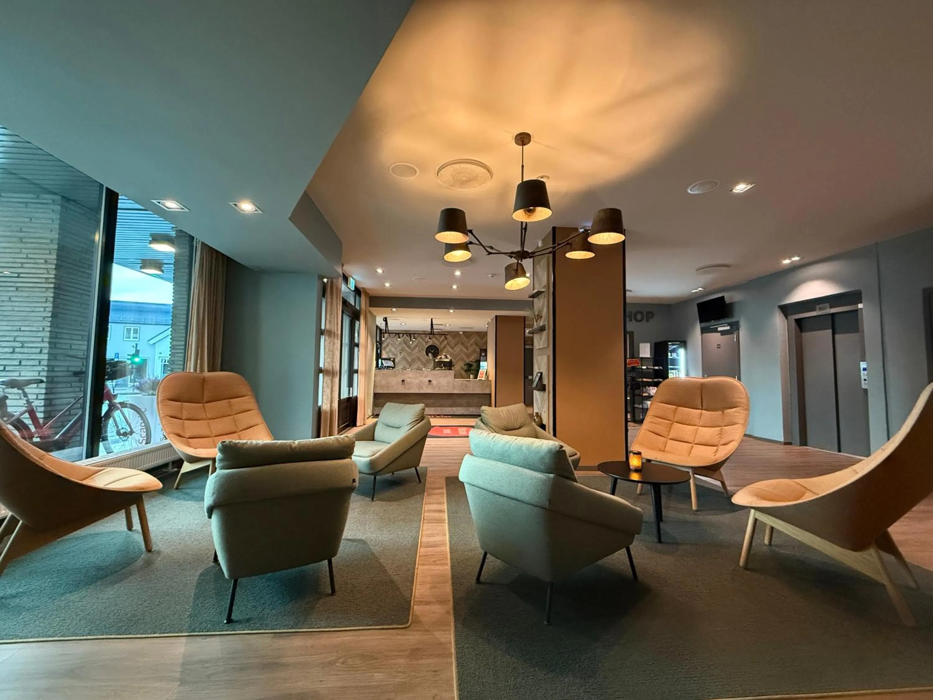 Lobby or reception in Scandic Harstad