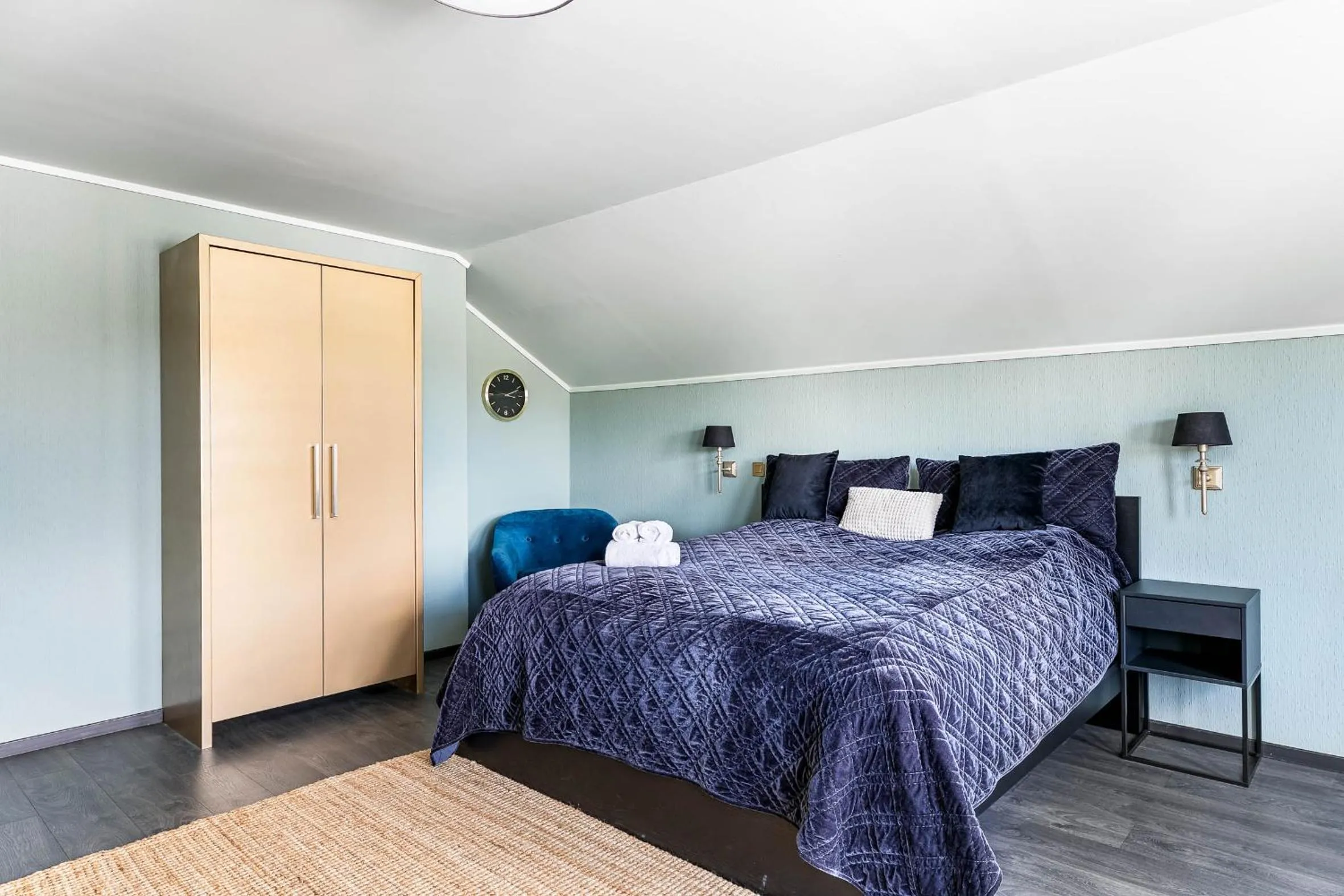 Bed in Storebaug Hotell & Kro