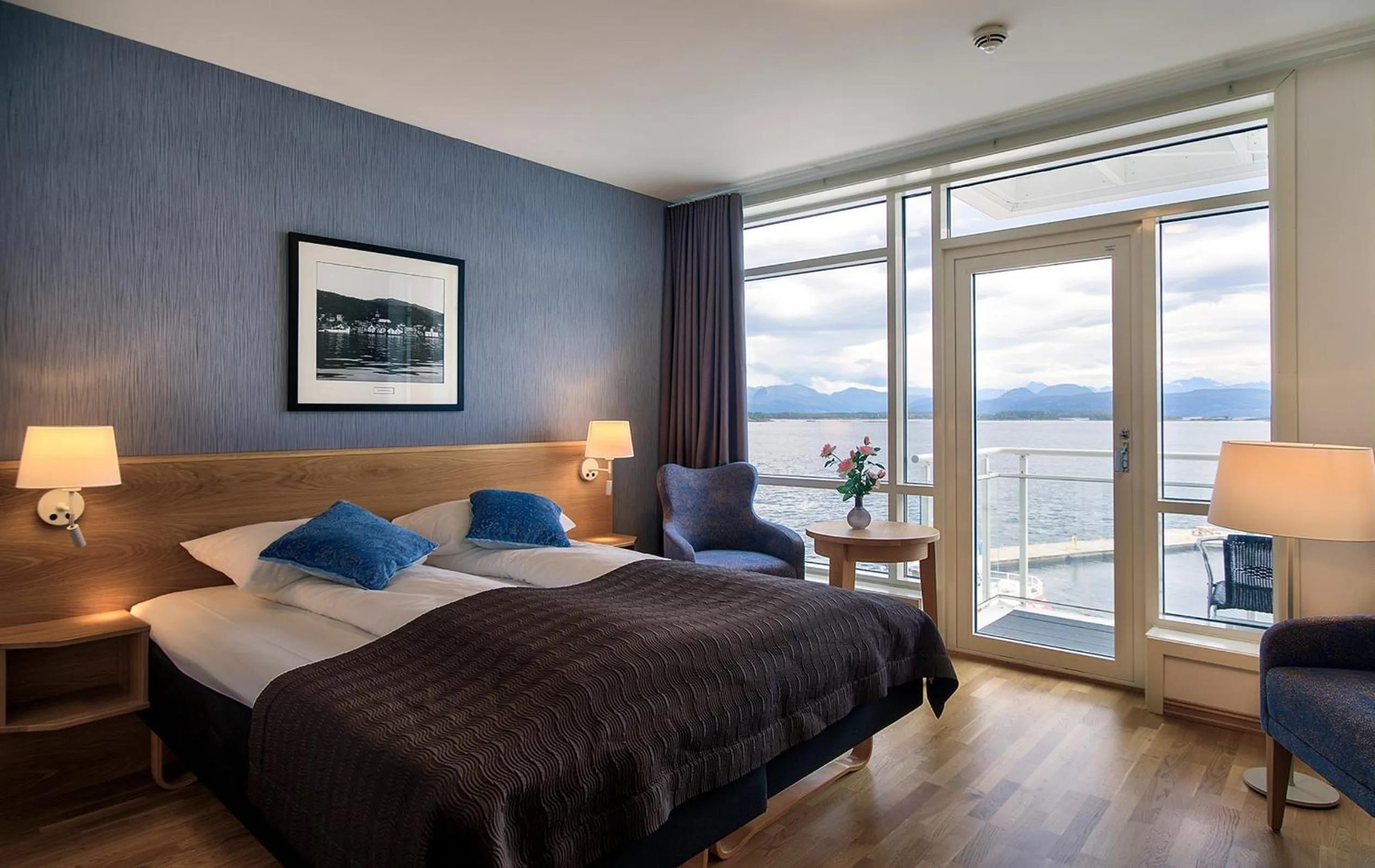 Bed in Molde Fjordhotell - by Classic Norway Hotels