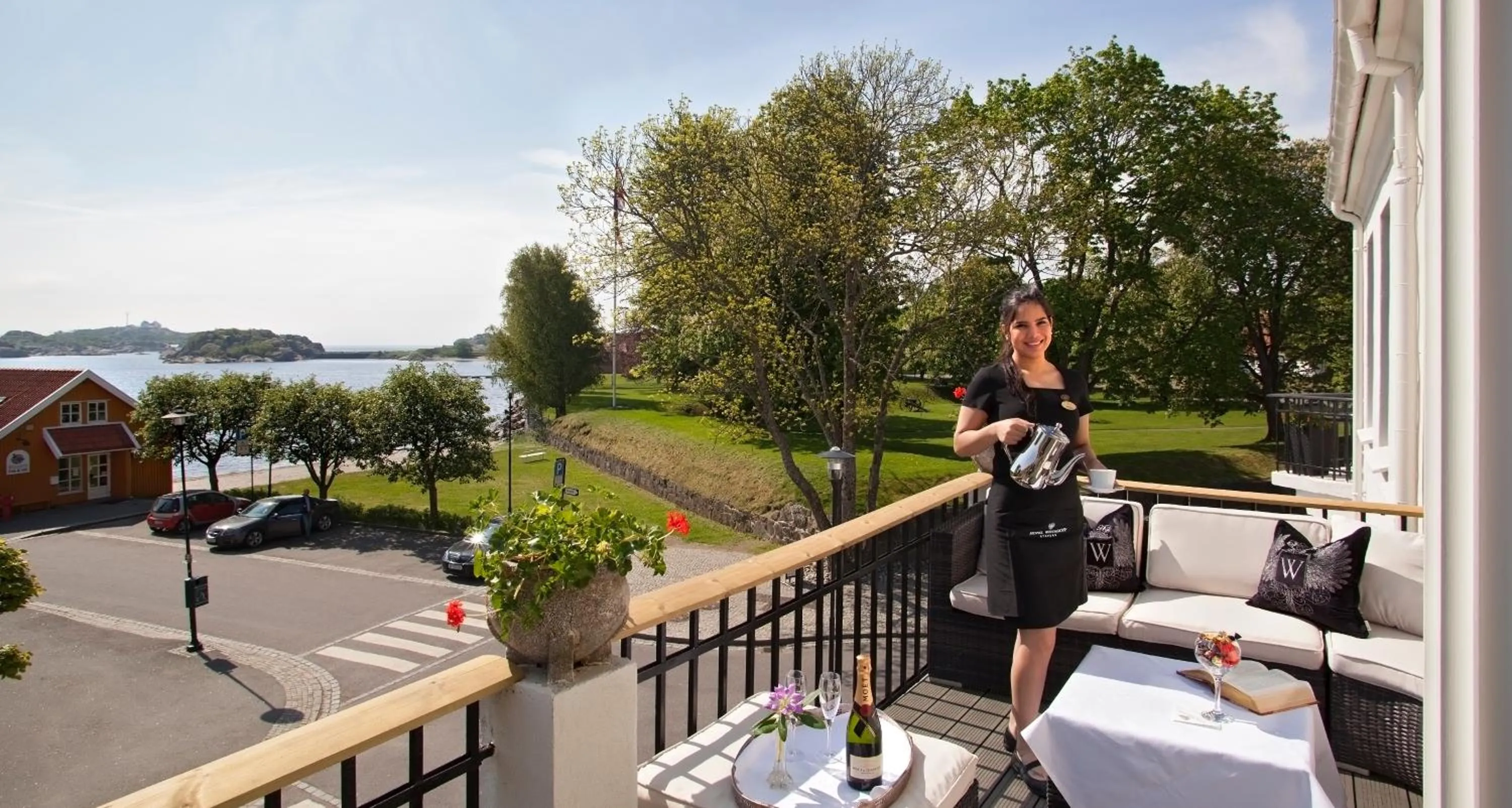 Balcony/Terrace in Hotel Wassilioff - Unike Hoteller