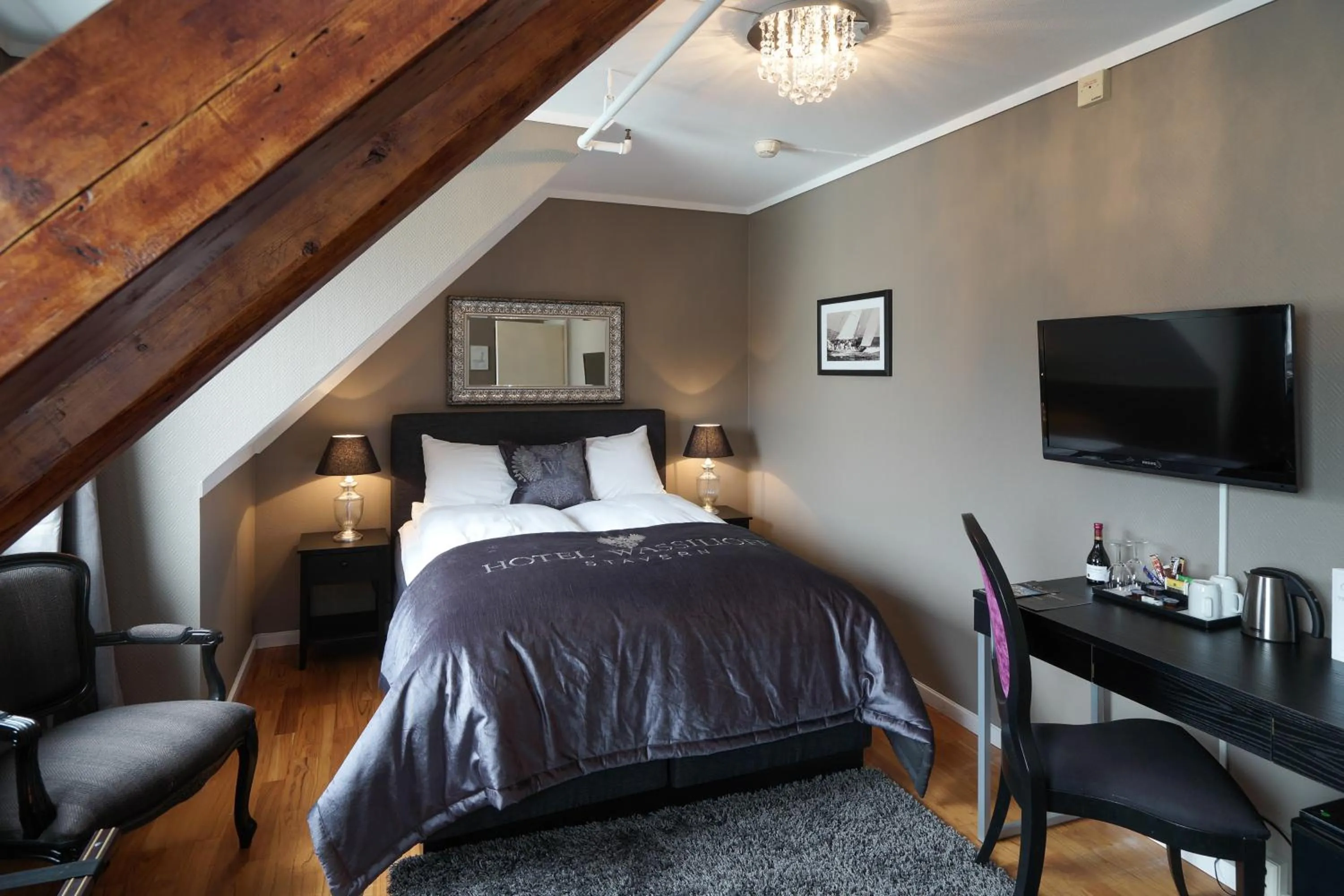 Bed in Hotel Wassilioff - Unike Hoteller