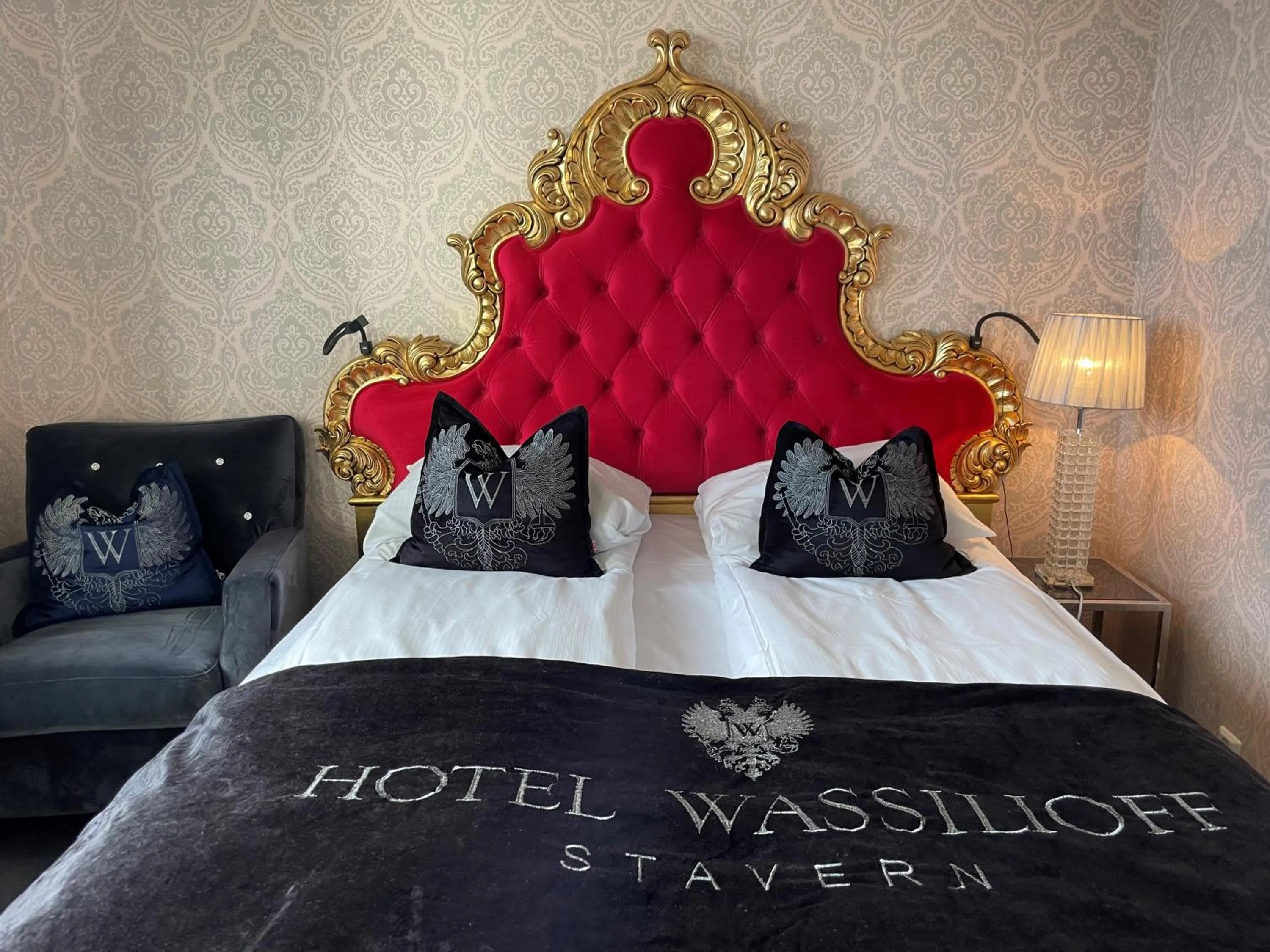 Bed in Hotel Wassilioff - Unike Hoteller