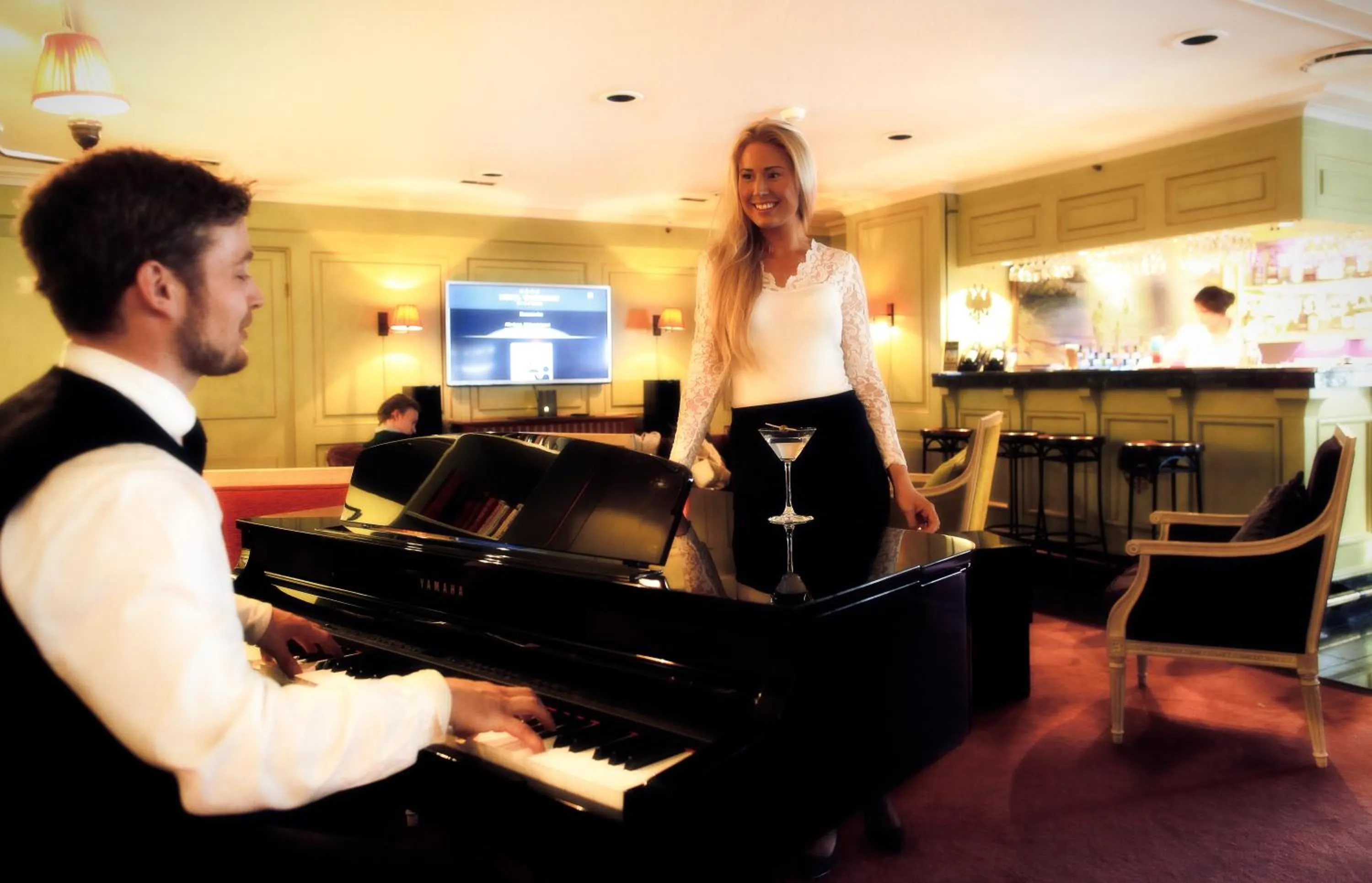 Lounge or bar in Hotel Wassilioff - Unike Hoteller