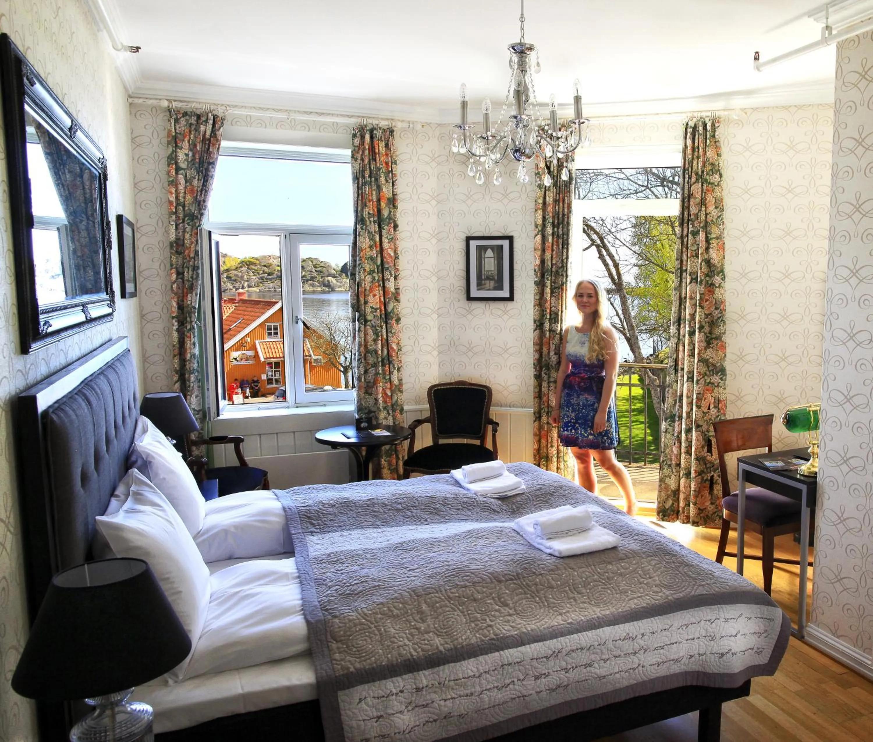 Bedroom, Bed in Hotel Wassilioff - Unike Hoteller