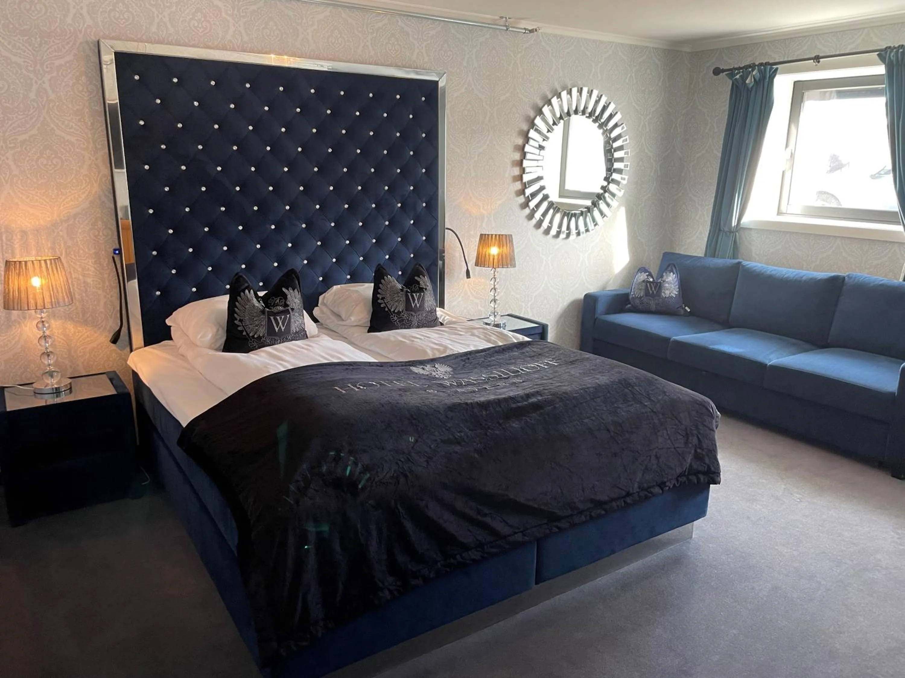 Bed in Hotel Wassilioff - Unike Hoteller