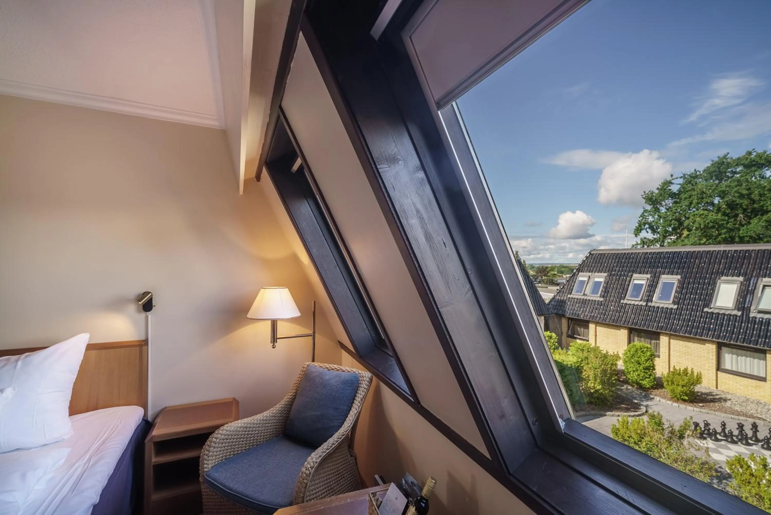 View (from property/room), Bed in Hotel Refsnes Gods - by Classic Norway Hotels