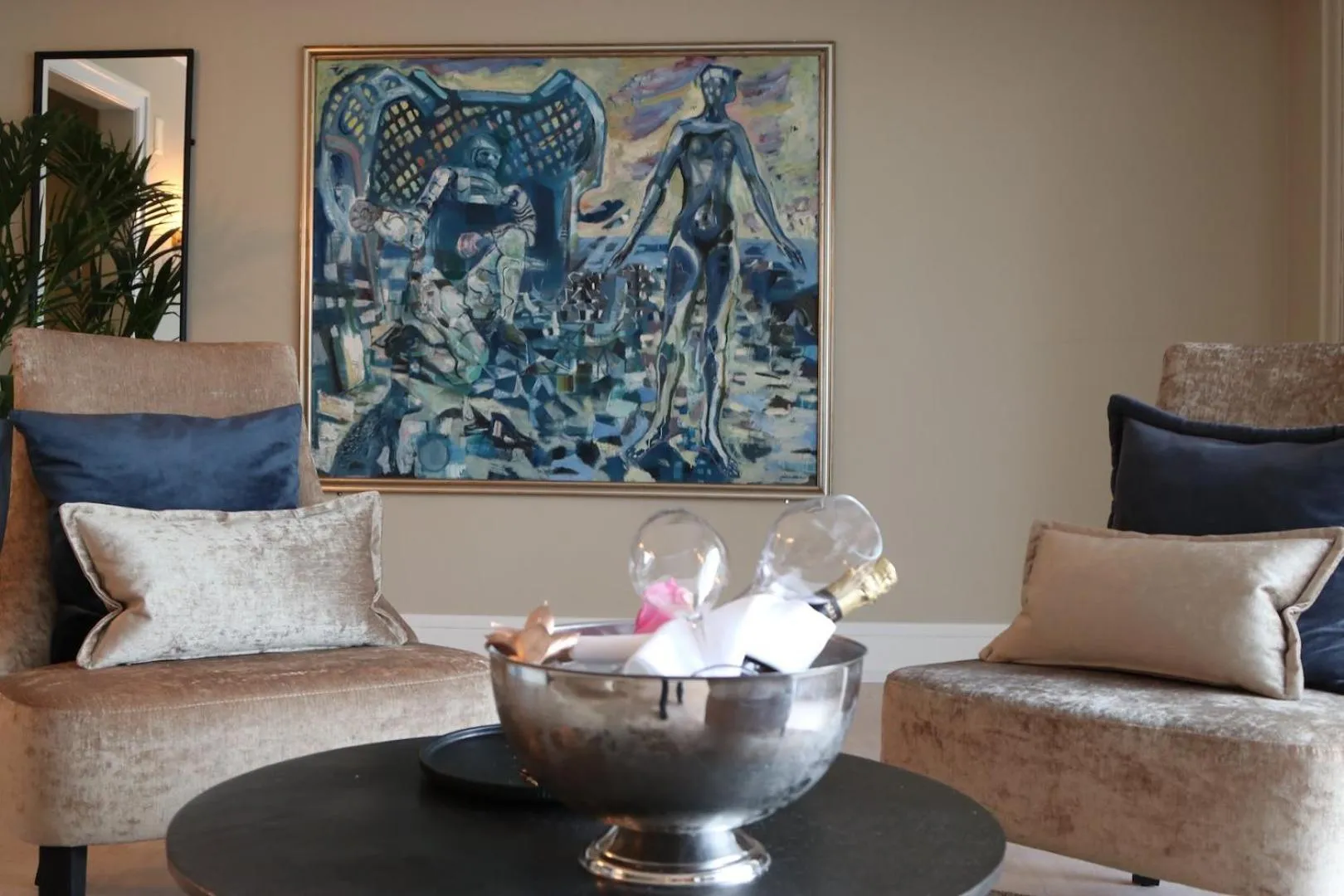 Seating area in Hotel Refsnes Gods - by Classic Norway Hotels