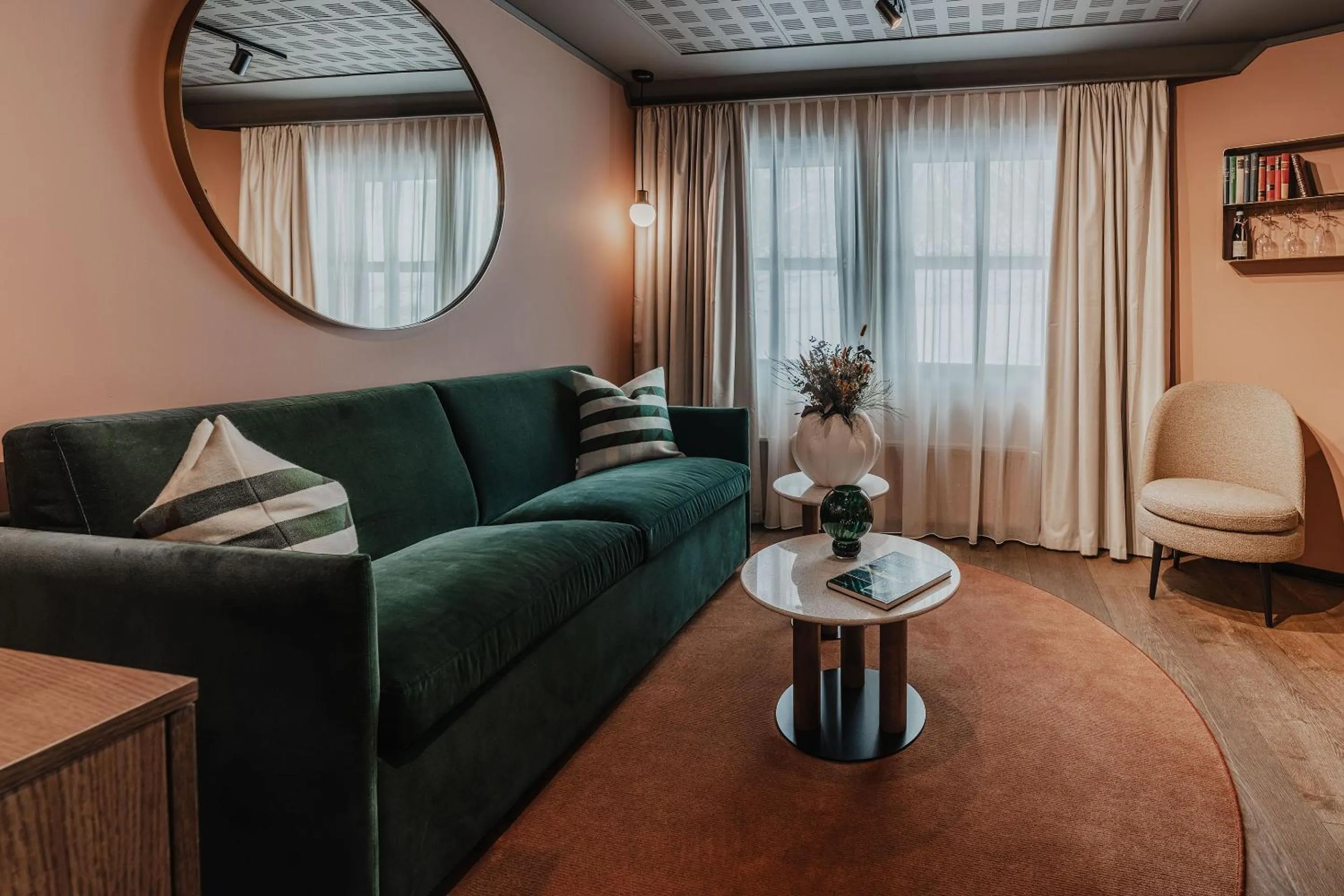 Living room in Funken Lodge