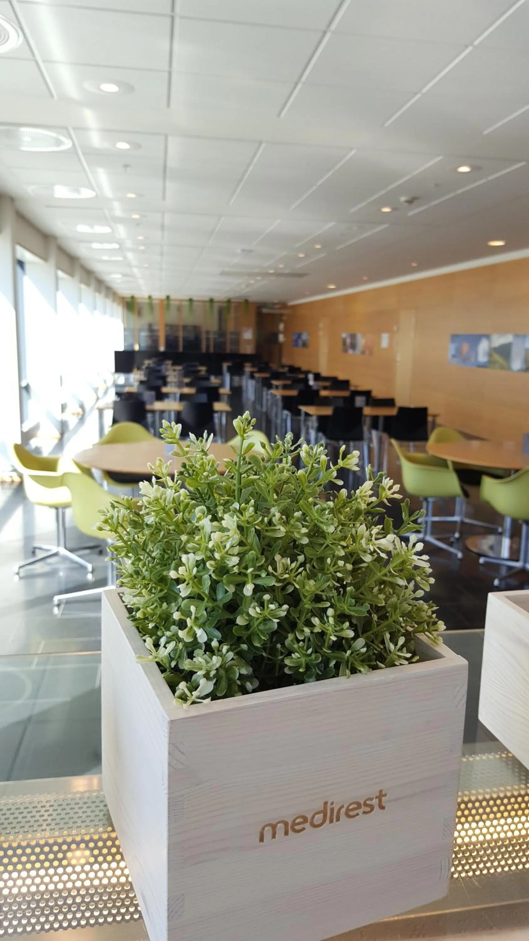 Dining area in Hotel Montebello