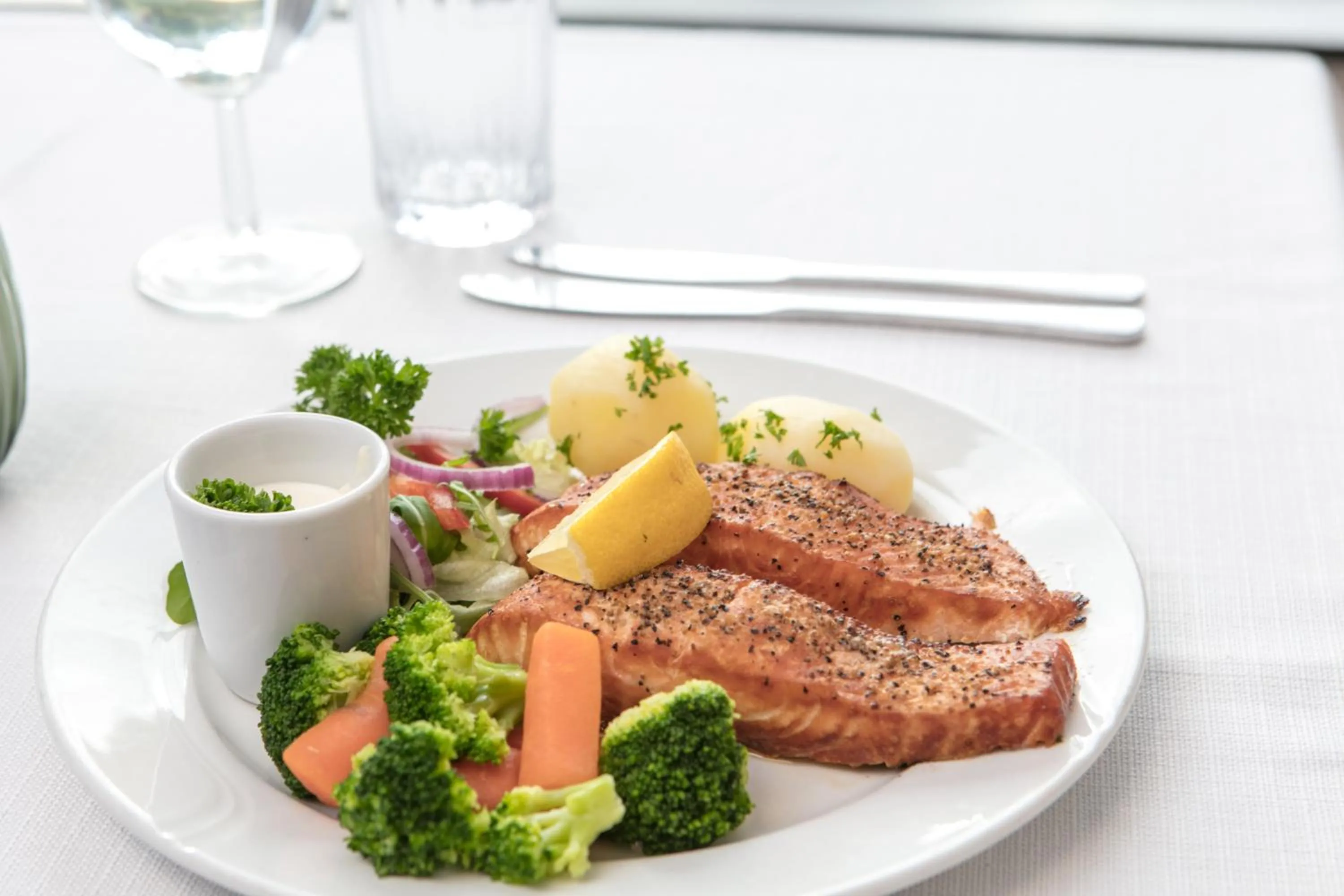 Food close-up in Kinn Hotell Florø