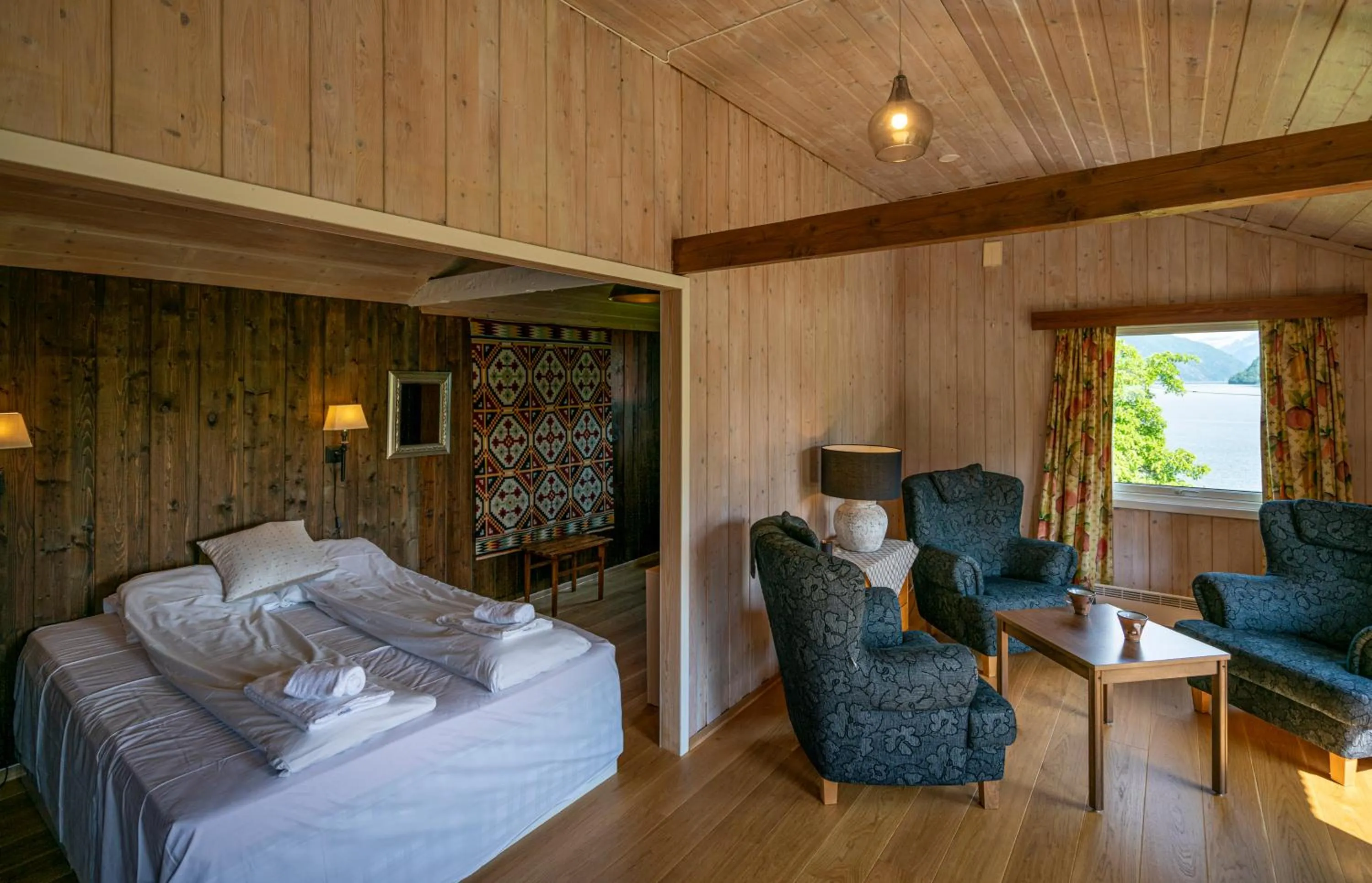 Photo of the whole room, Bed in Dragsvik Fjordhotel