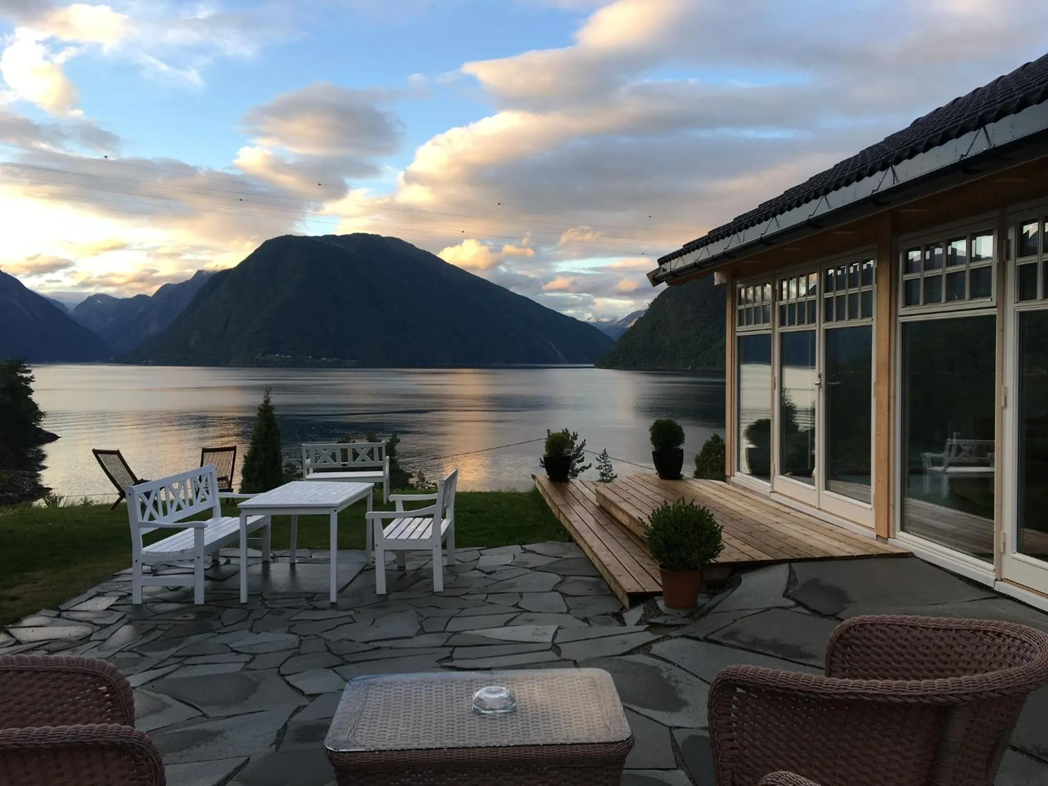 Patio in Dragsvik Fjordhotel