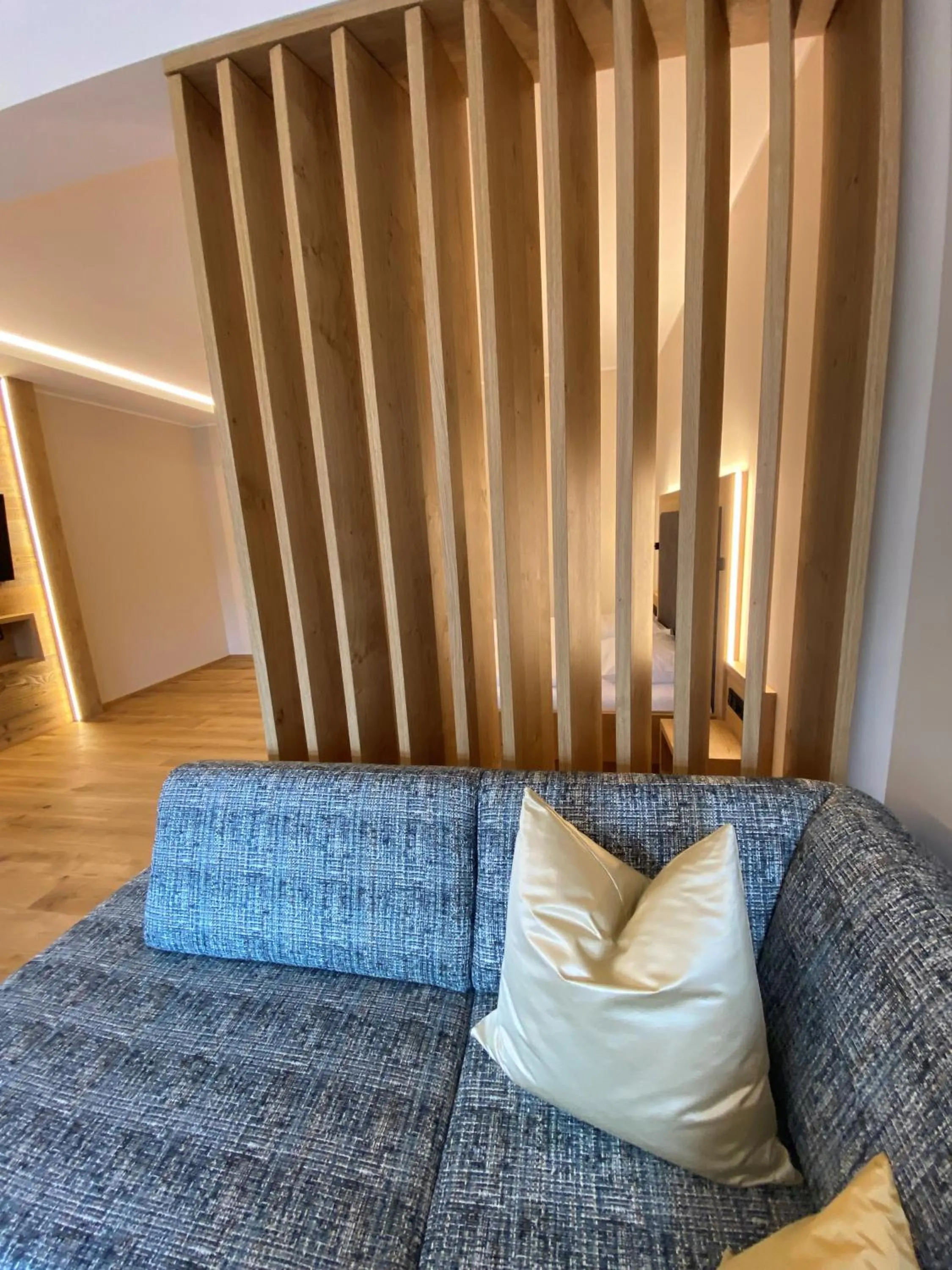 Seating area, Bed in Gasthof Schorn