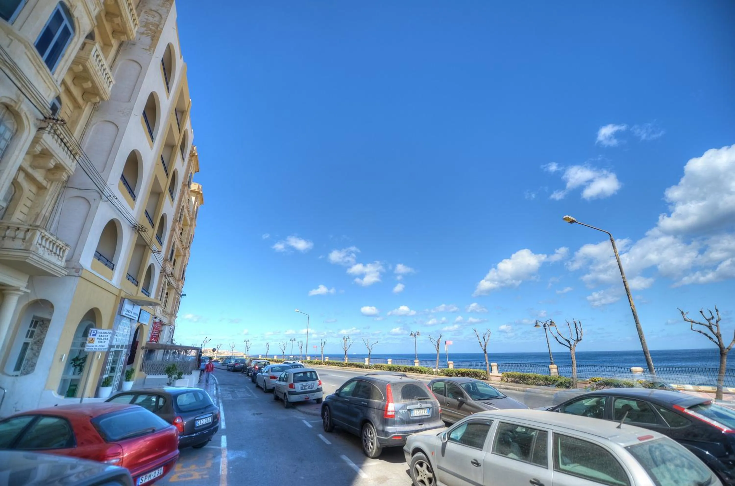 Facade/entrance in Europa Hotel