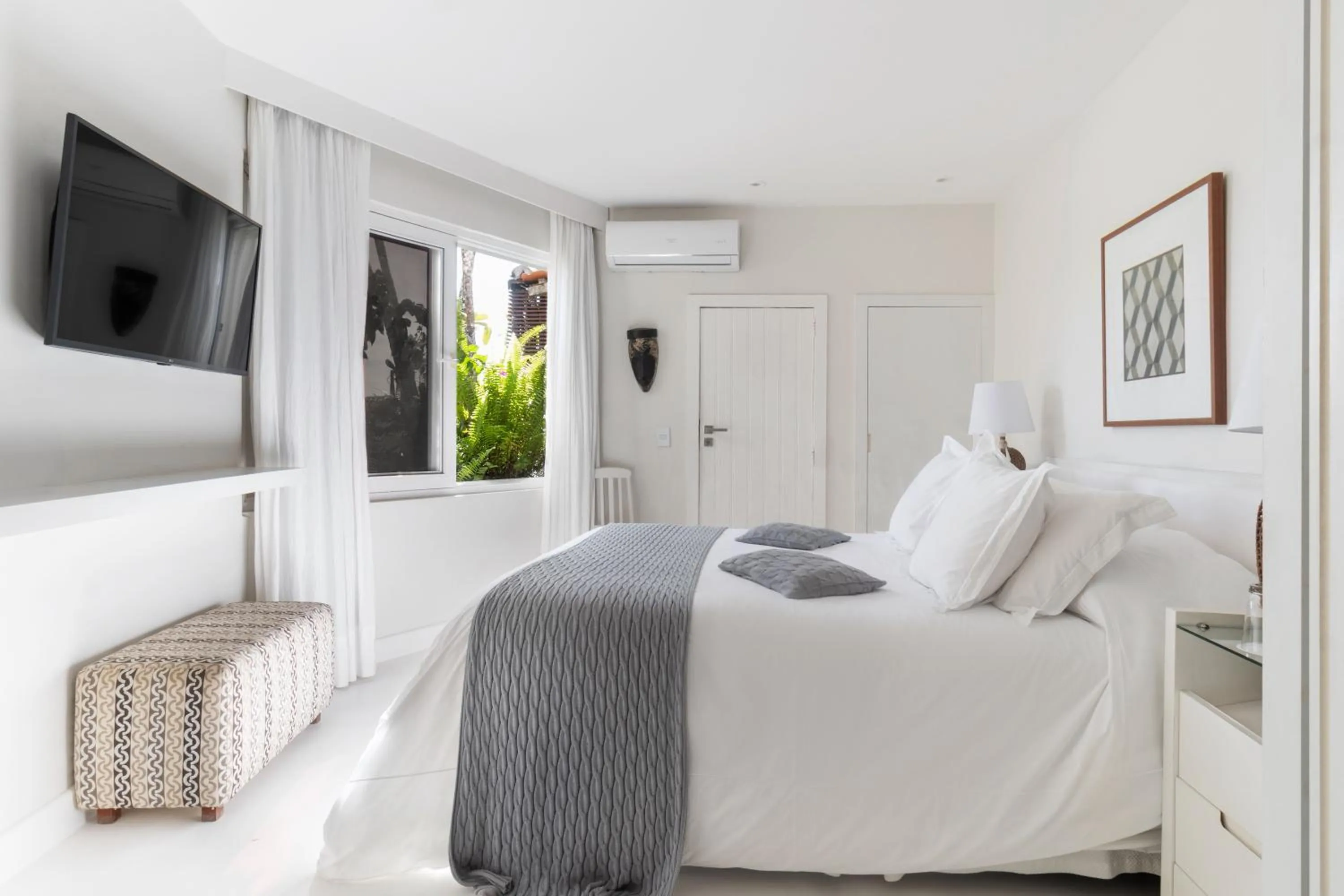 Bed in Casas Brancas Boutique Hotel & Spa