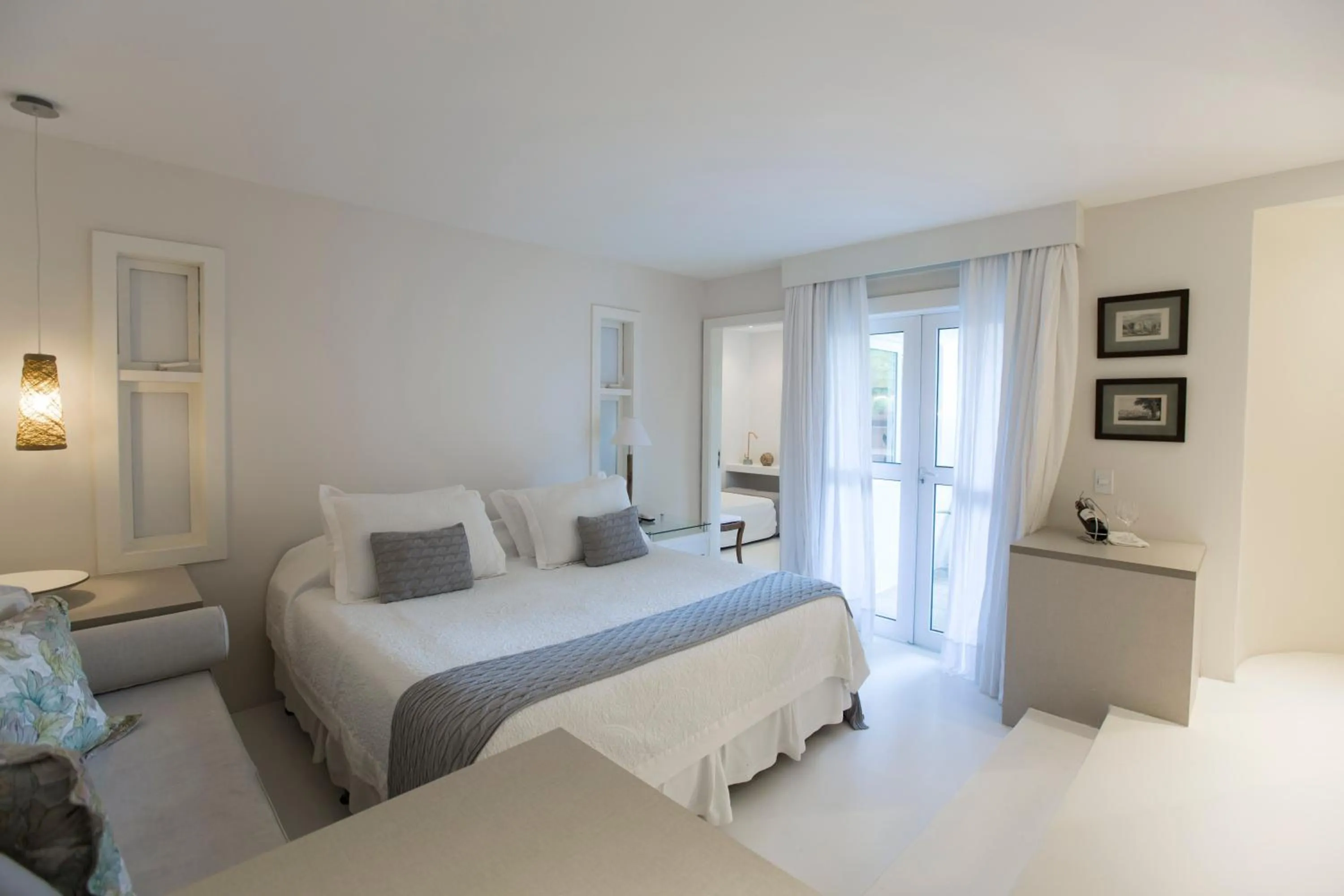 Bed in Casas Brancas Boutique Hotel & Spa