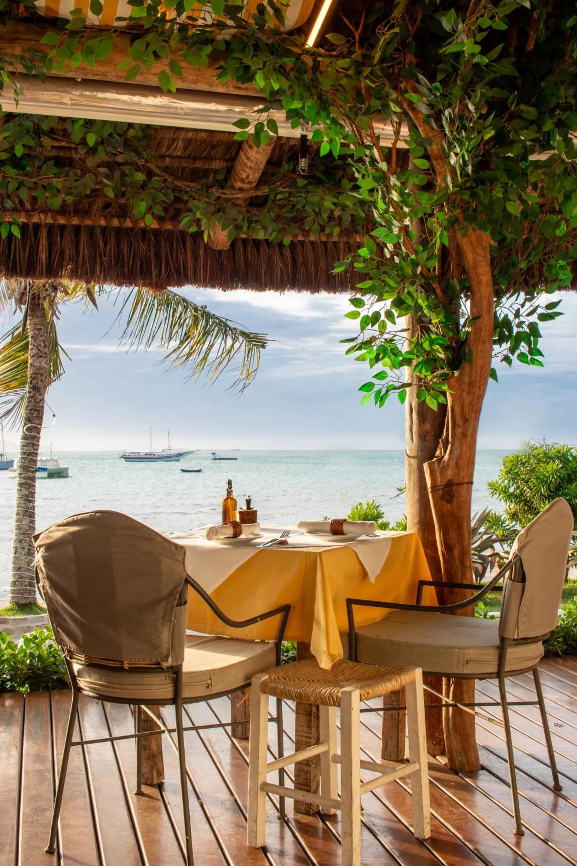 Restaurant/places to eat in Casas Brancas Boutique Hotel & Spa