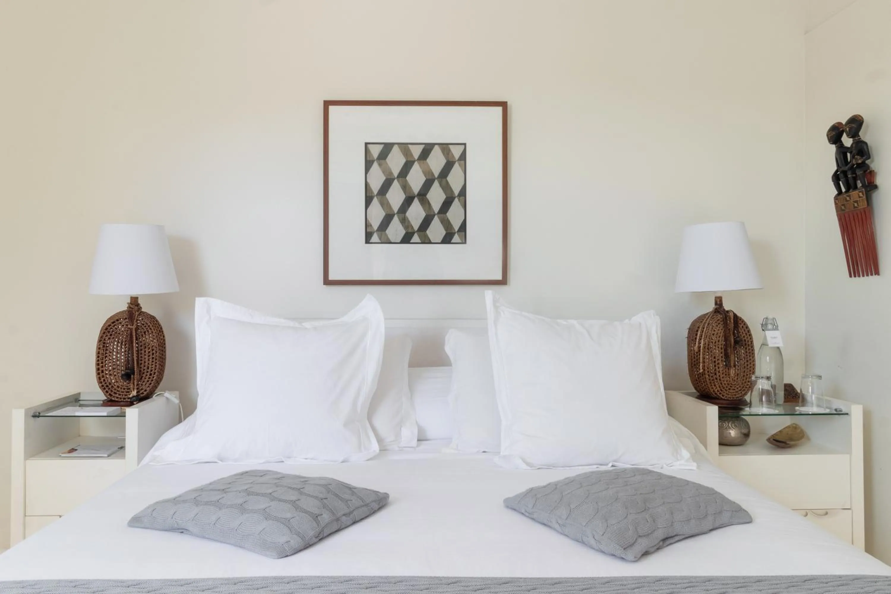 Bed in Casas Brancas Boutique Hotel & Spa