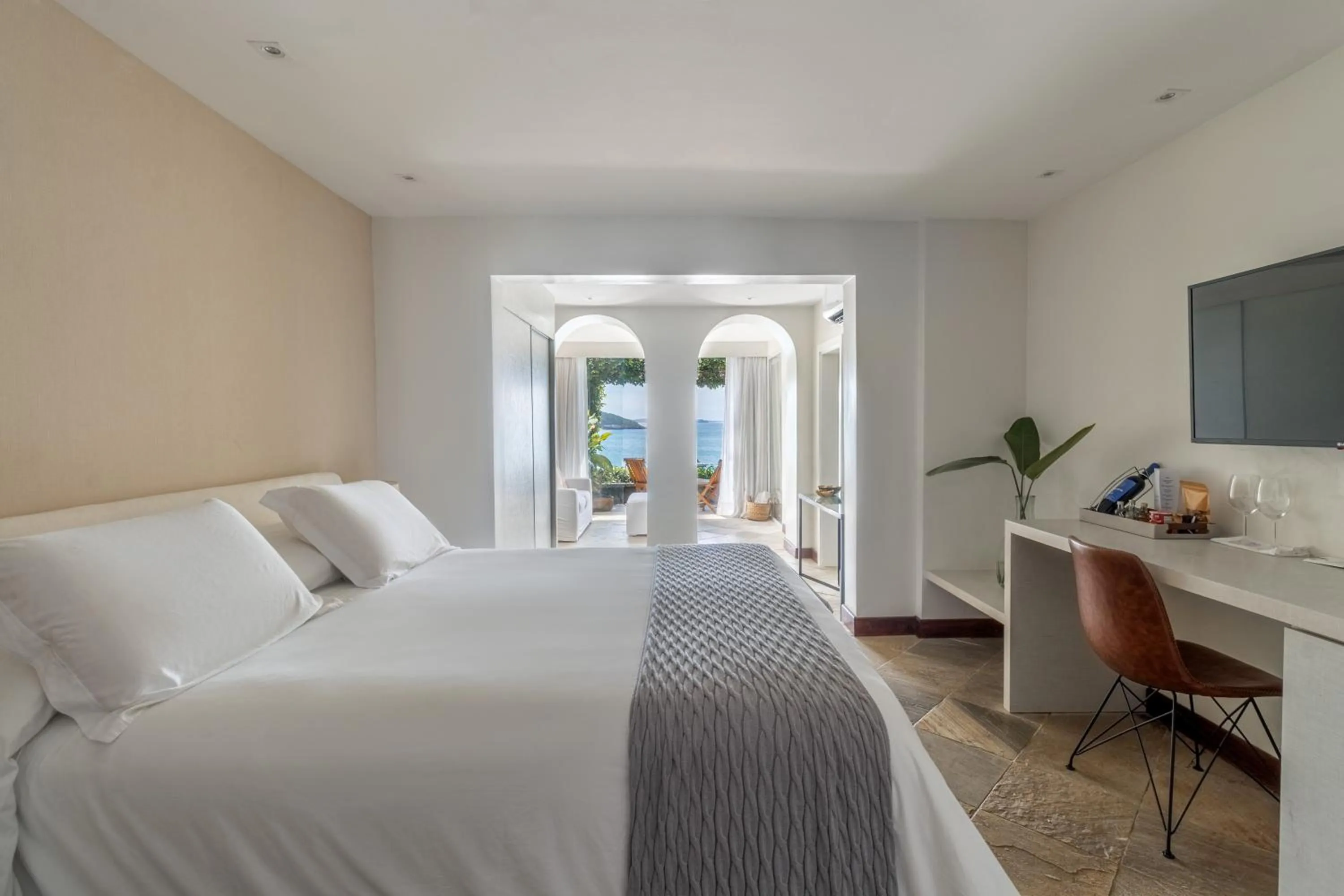 Bed in Casas Brancas Boutique Hotel & Spa