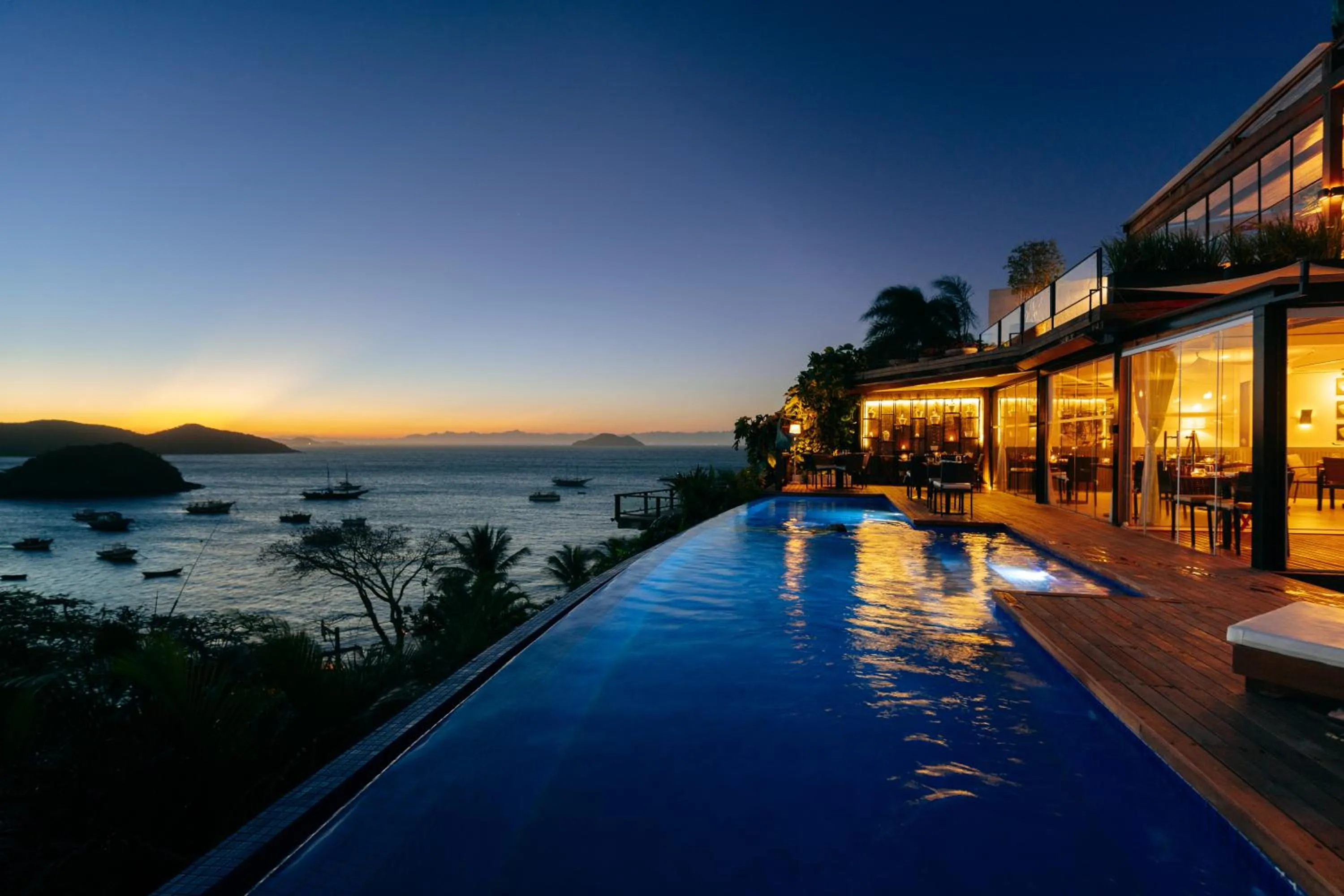 Sunset in Abracadabra Boutique Hotel