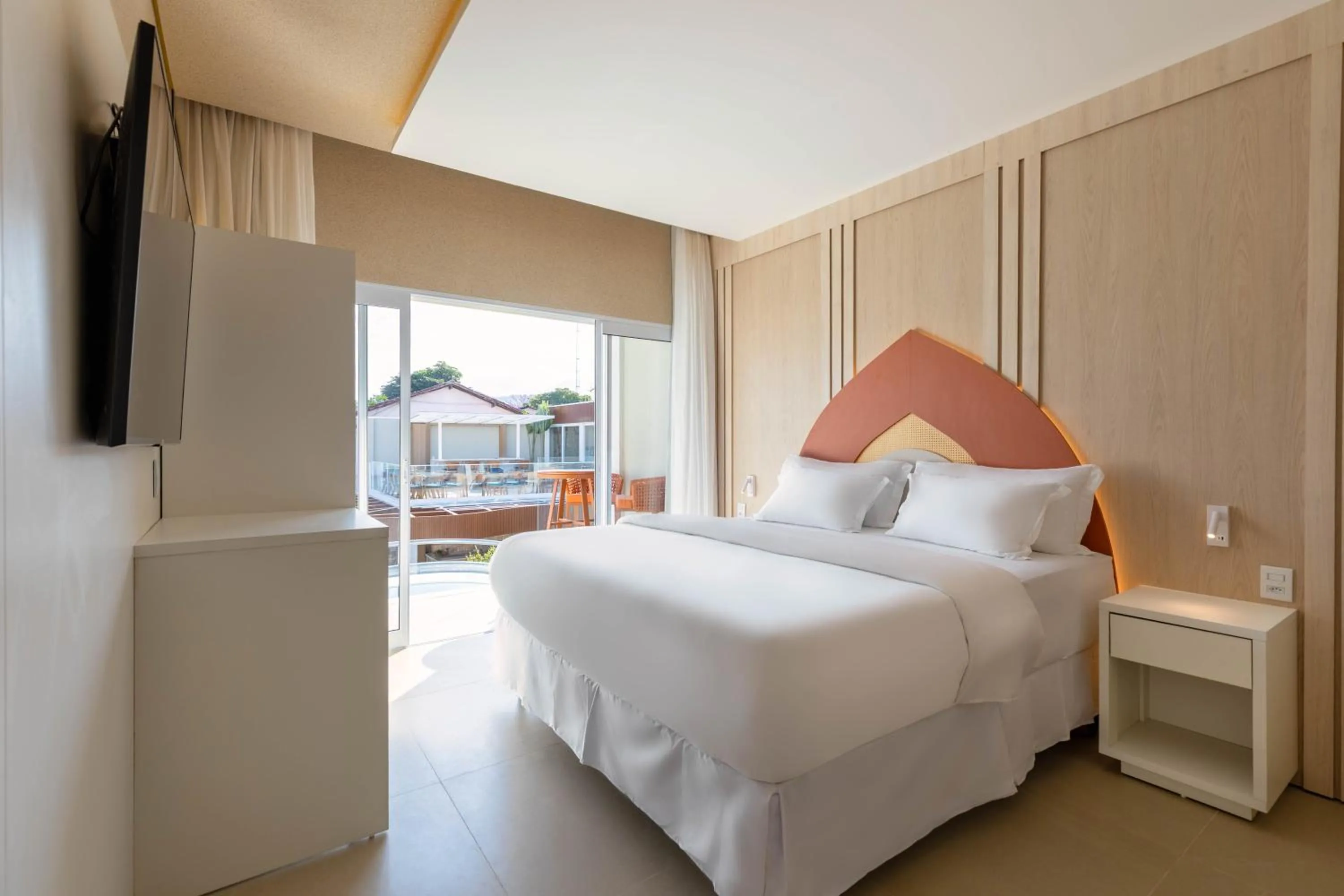Bed in Pousada Estrela de Paraty