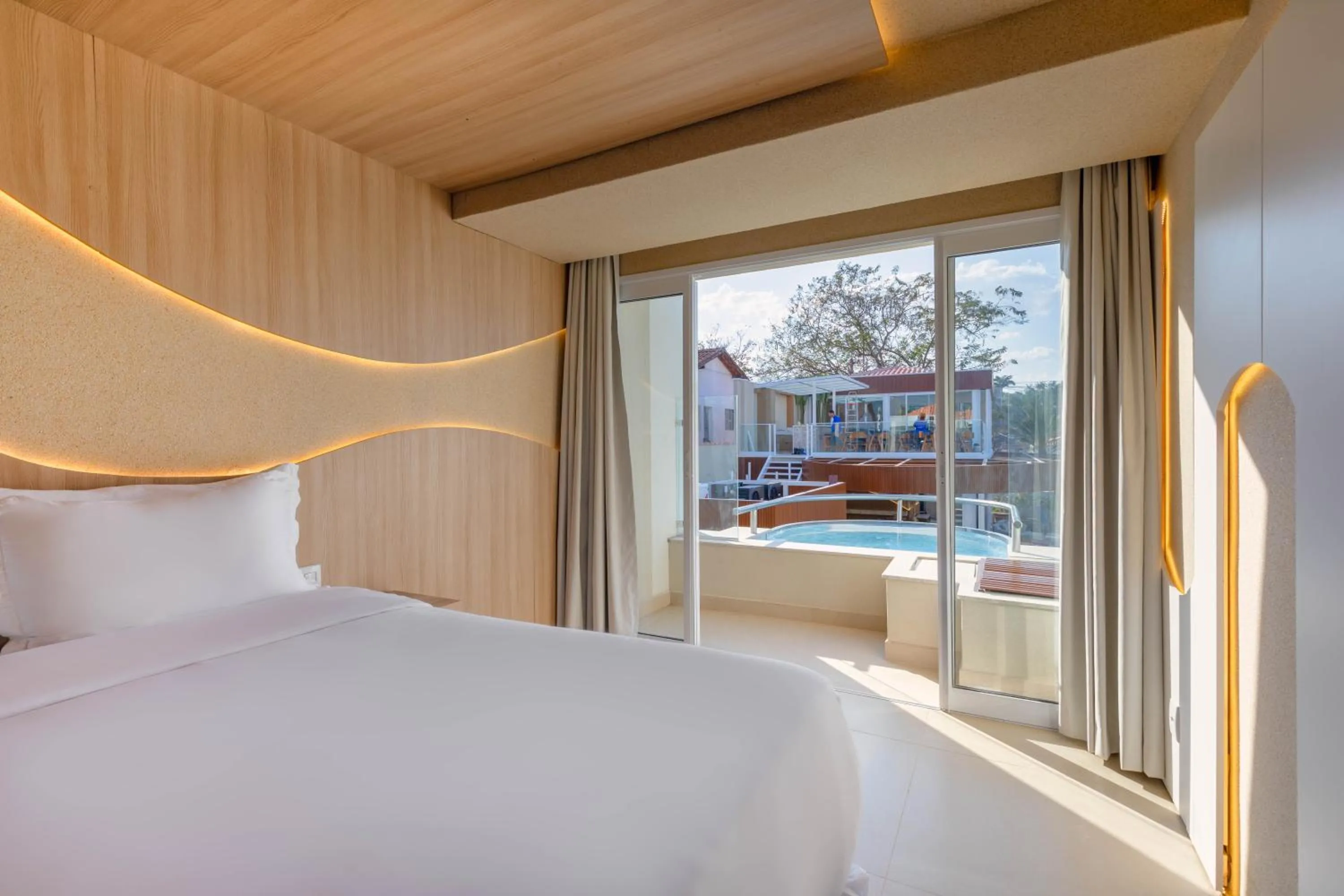 Bed in Pousada Estrela de Paraty