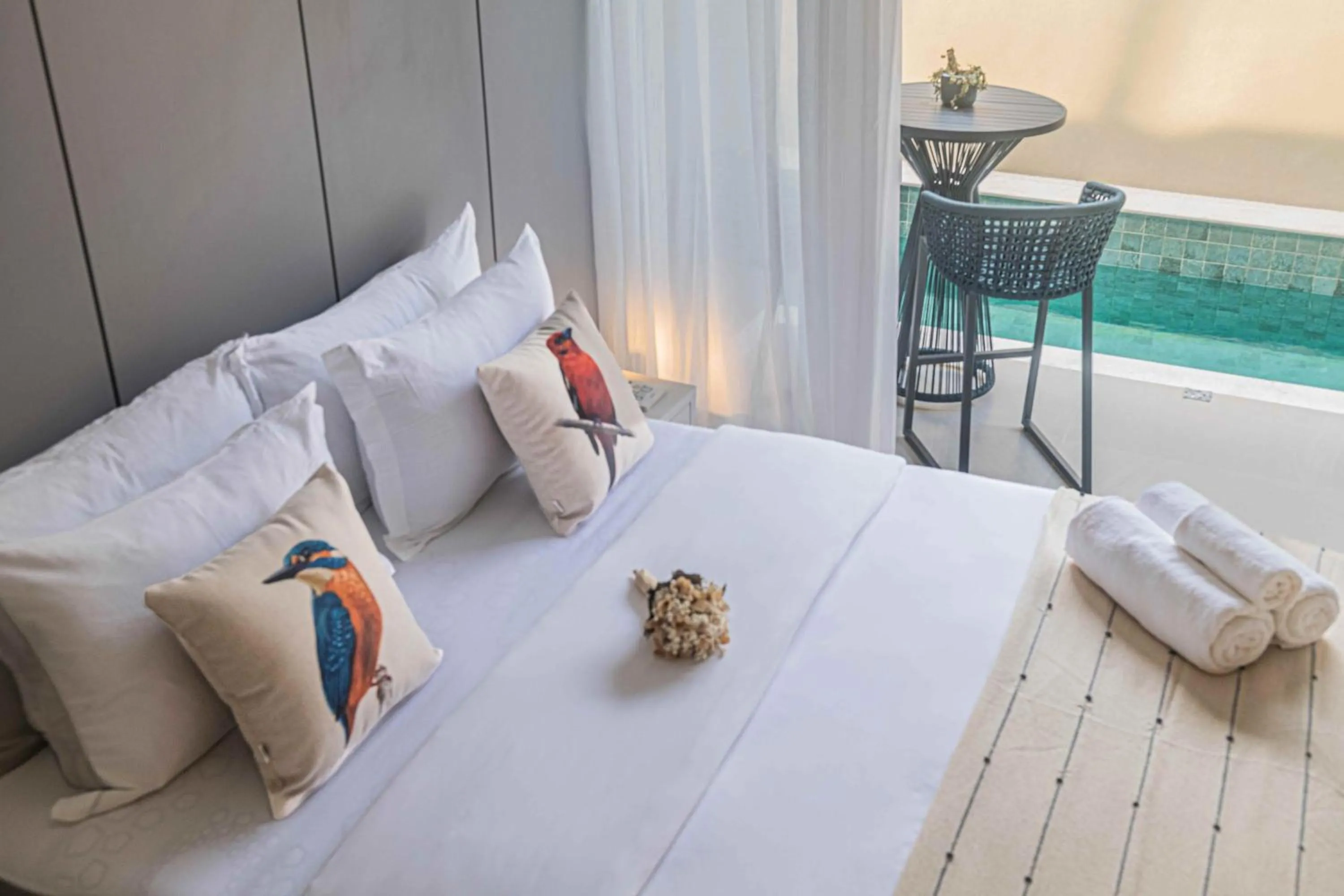 Bed in Pousada Estrela de Paraty