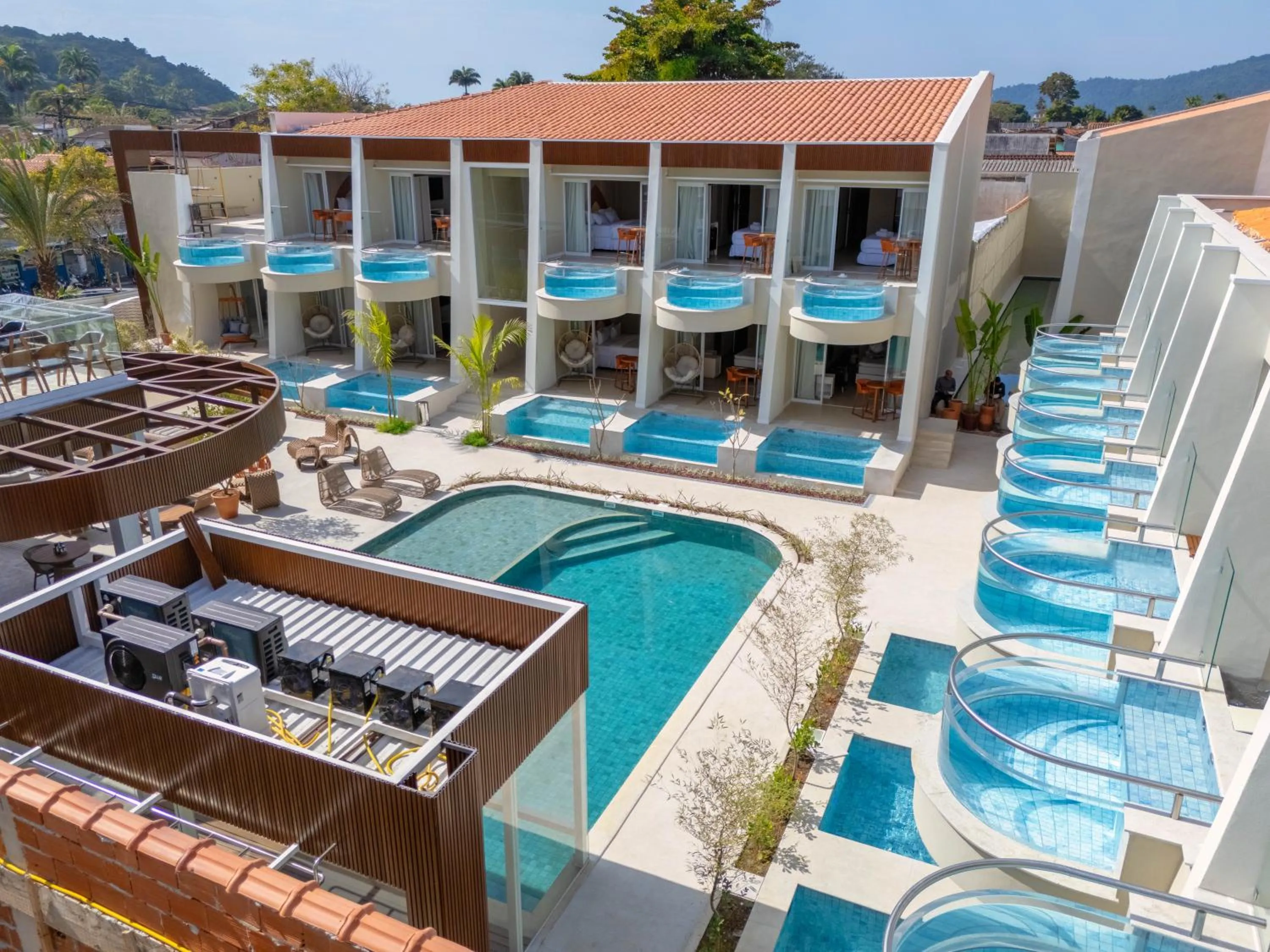 Swimming pool in Pousada Estrela de Paraty