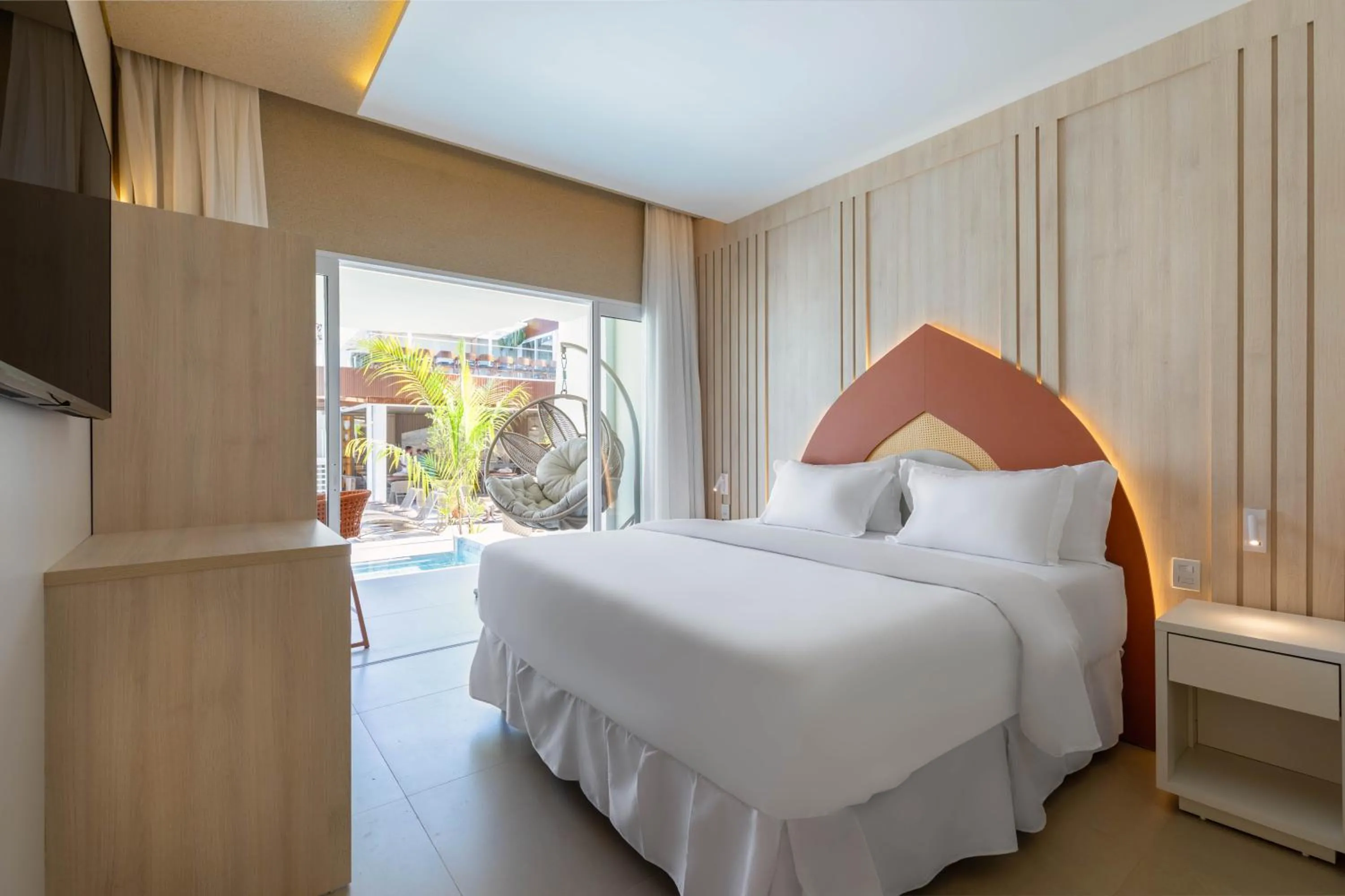 Bed in Pousada Estrela de Paraty