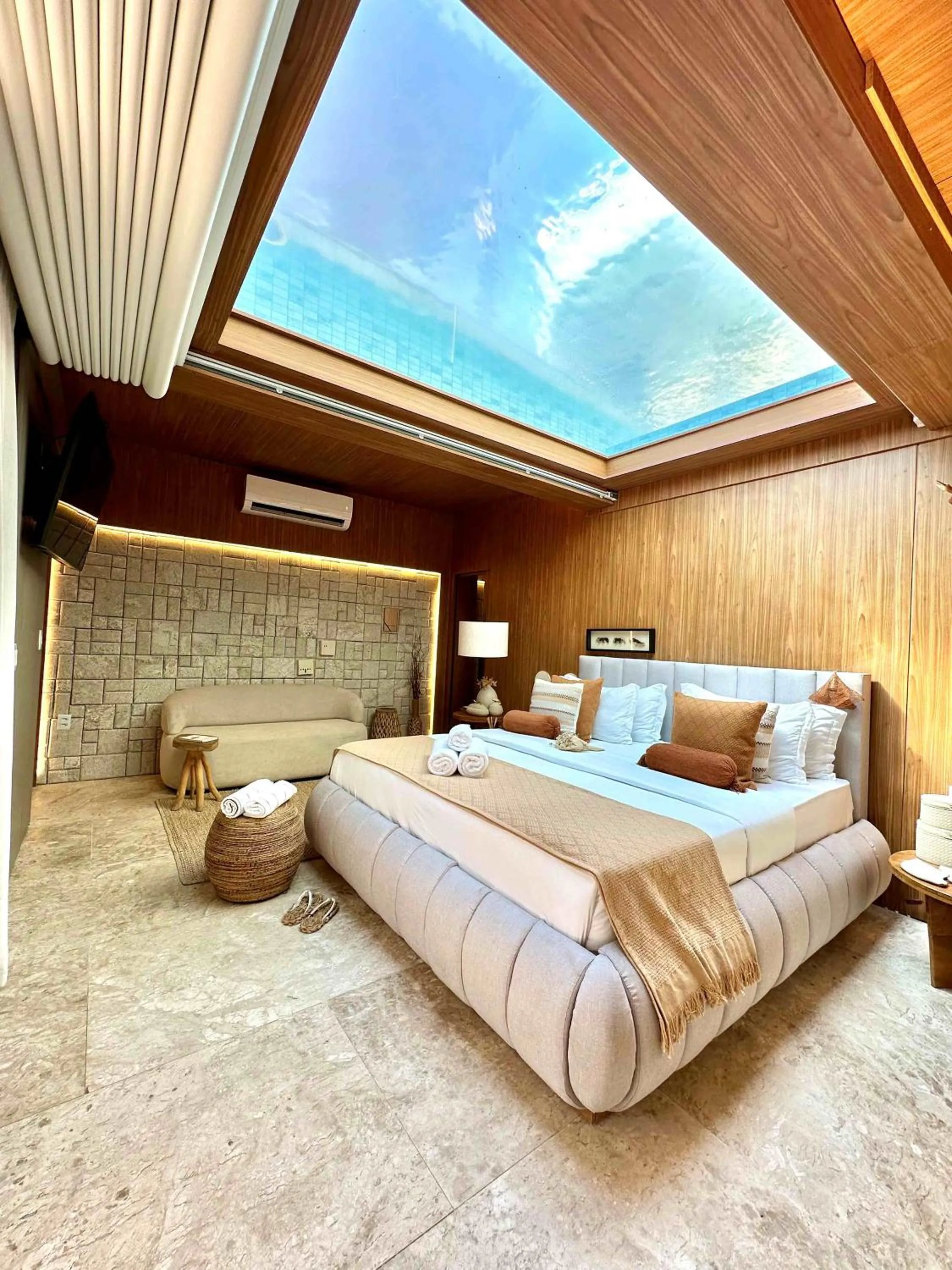 Bed in Pousada Estrela de Paraty