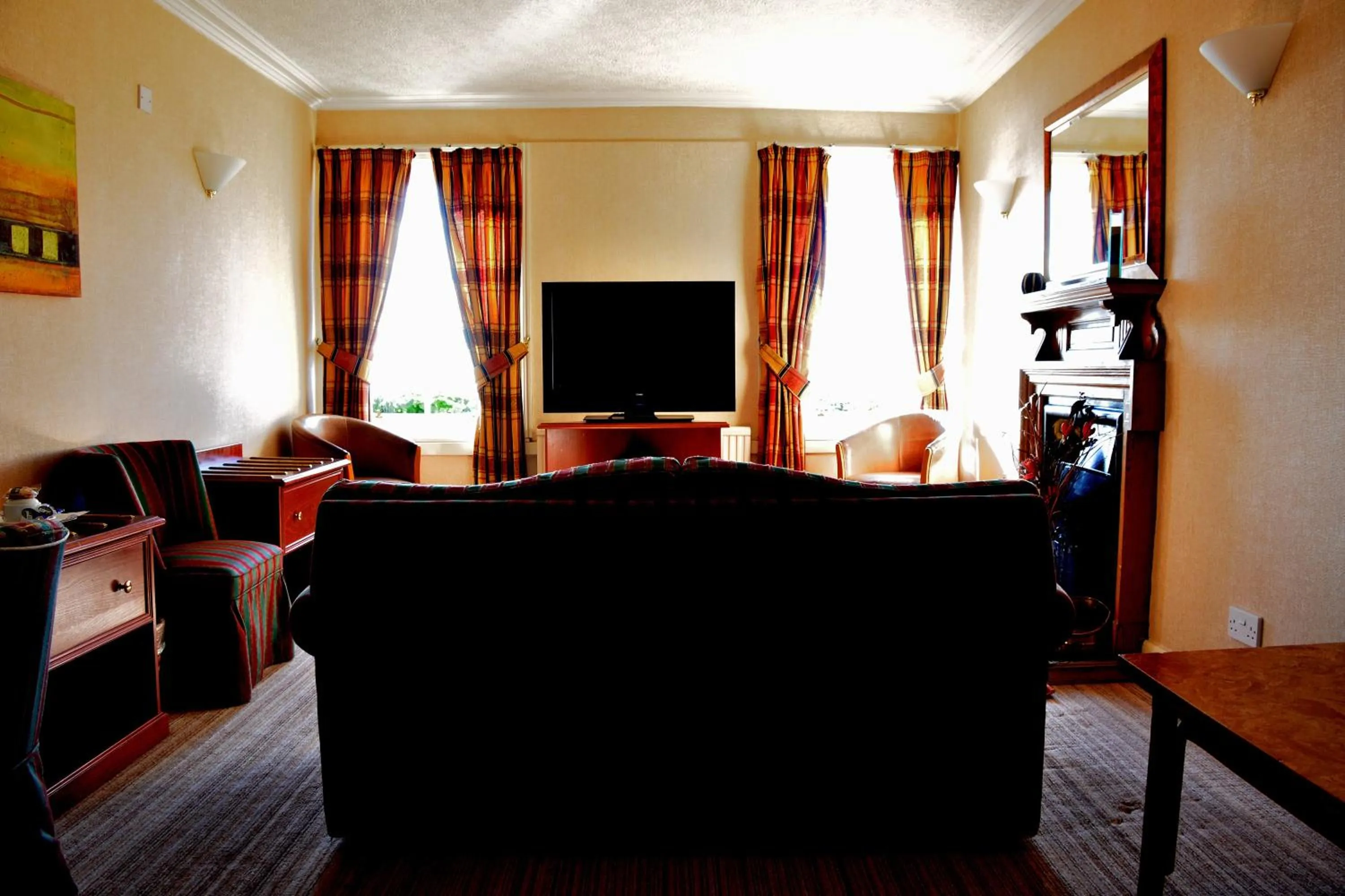 Seating area in Crown hotel