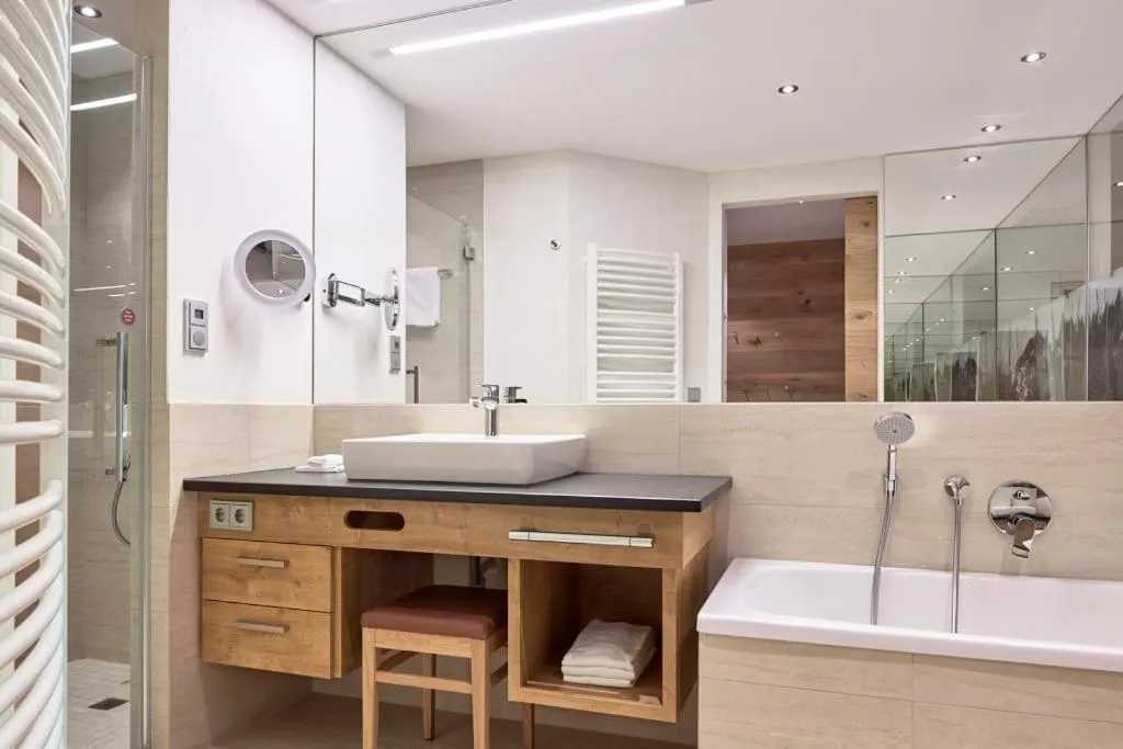 Bathroom in Familienresort Buchau