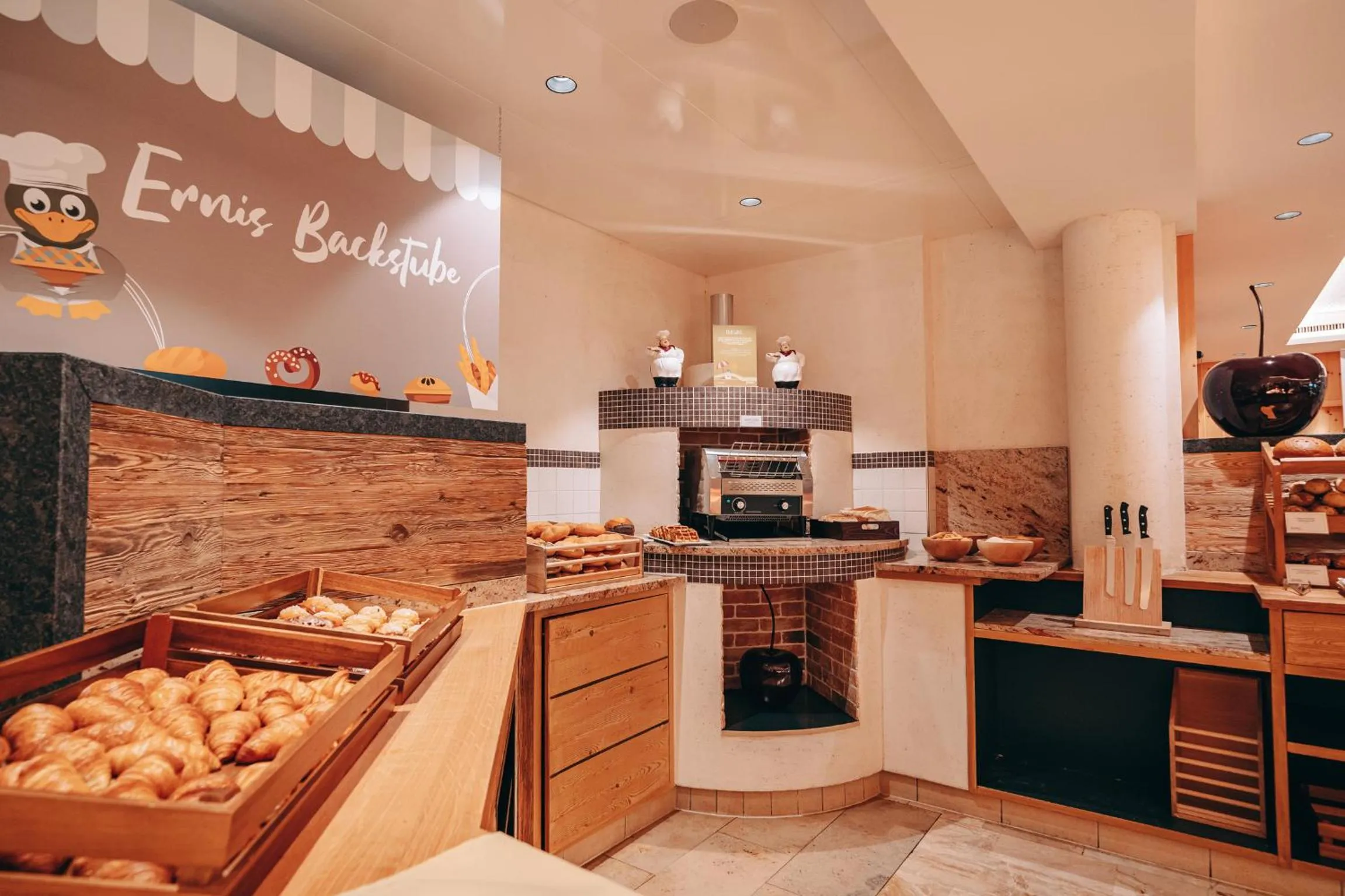 Buffet breakfast in Familienresort Buchau