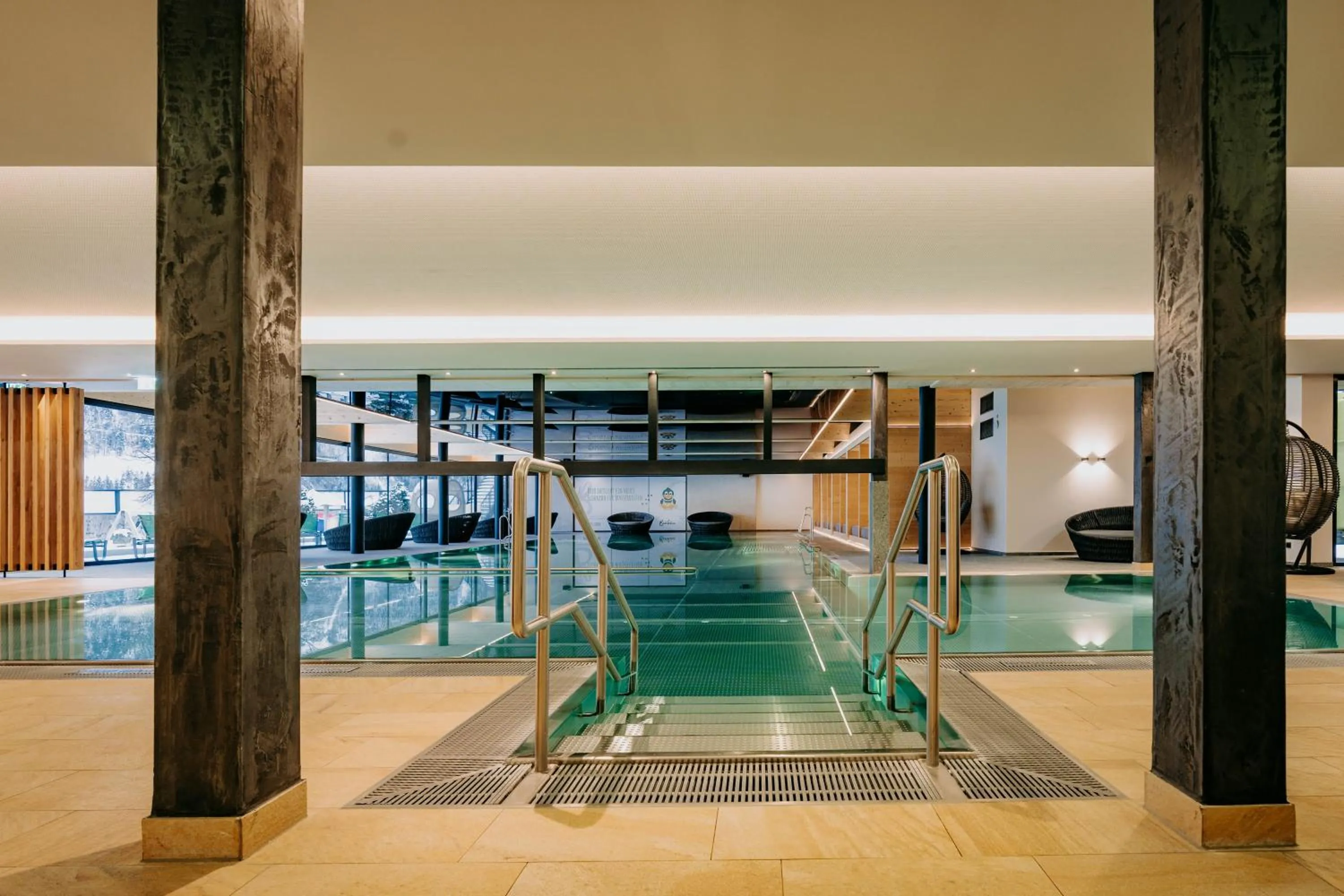 Swimming pool in Familienresort Buchau