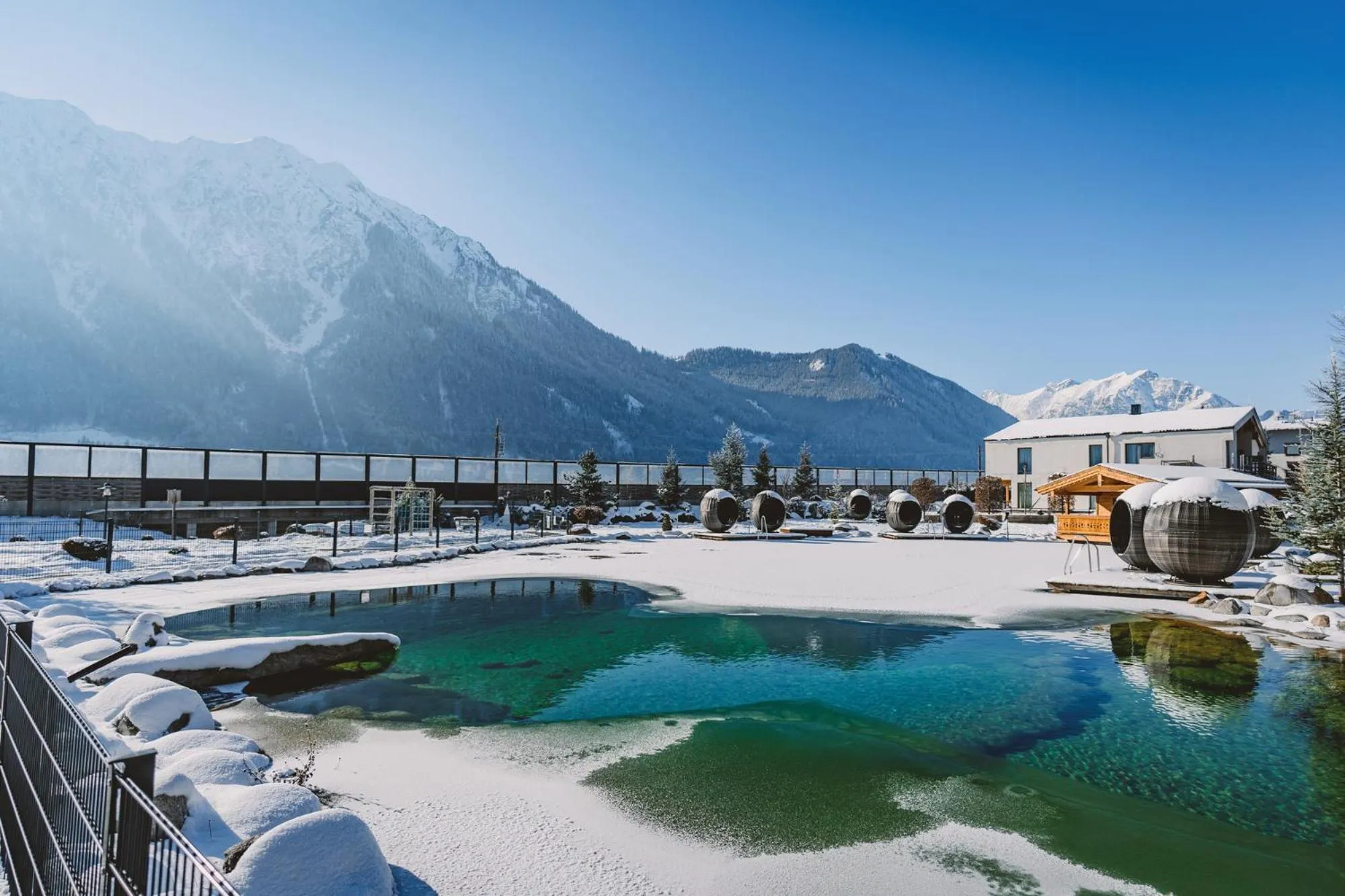 Property building in Familienresort Buchau