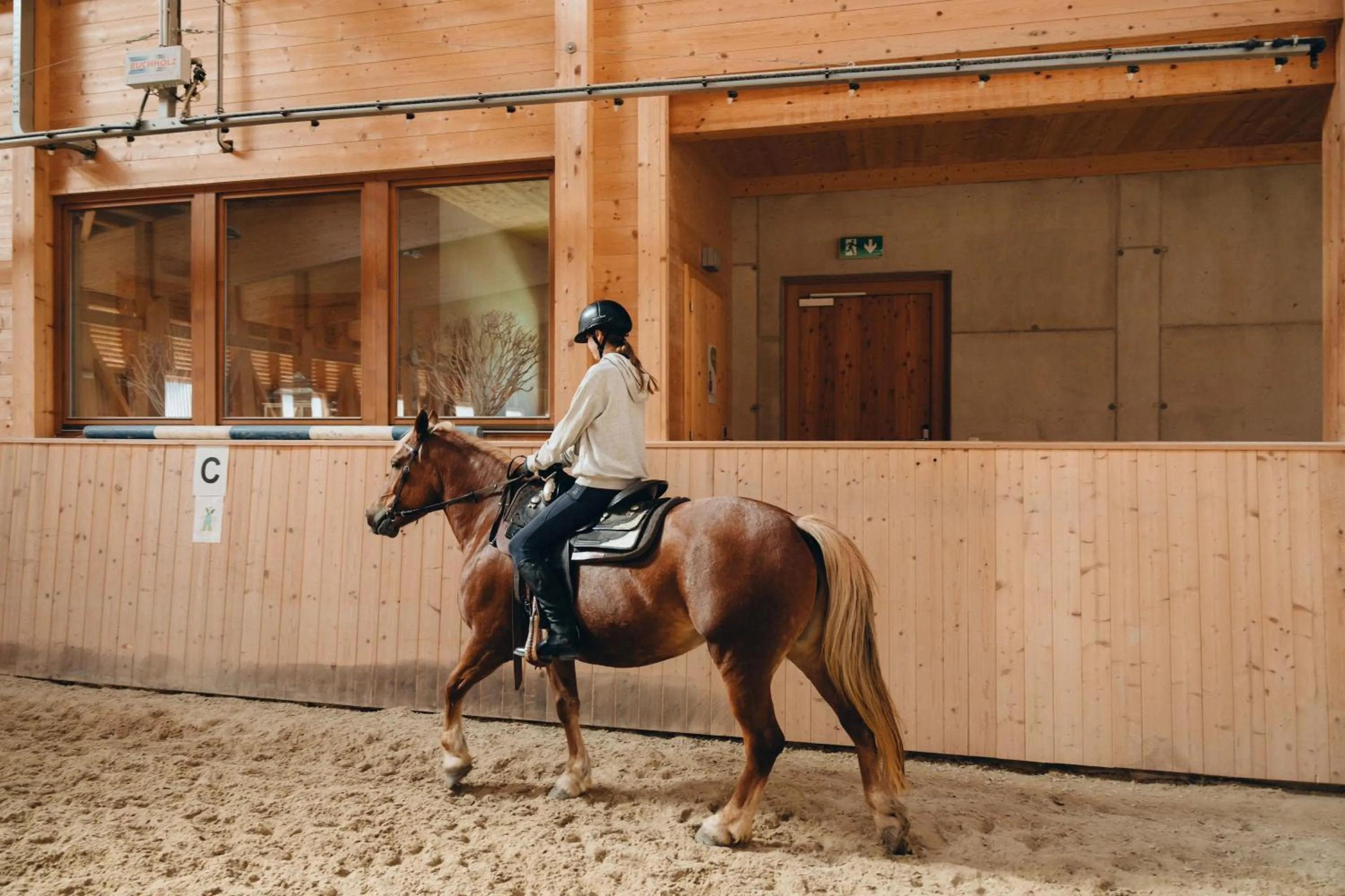 Horse-riding in Familienresort Buchau