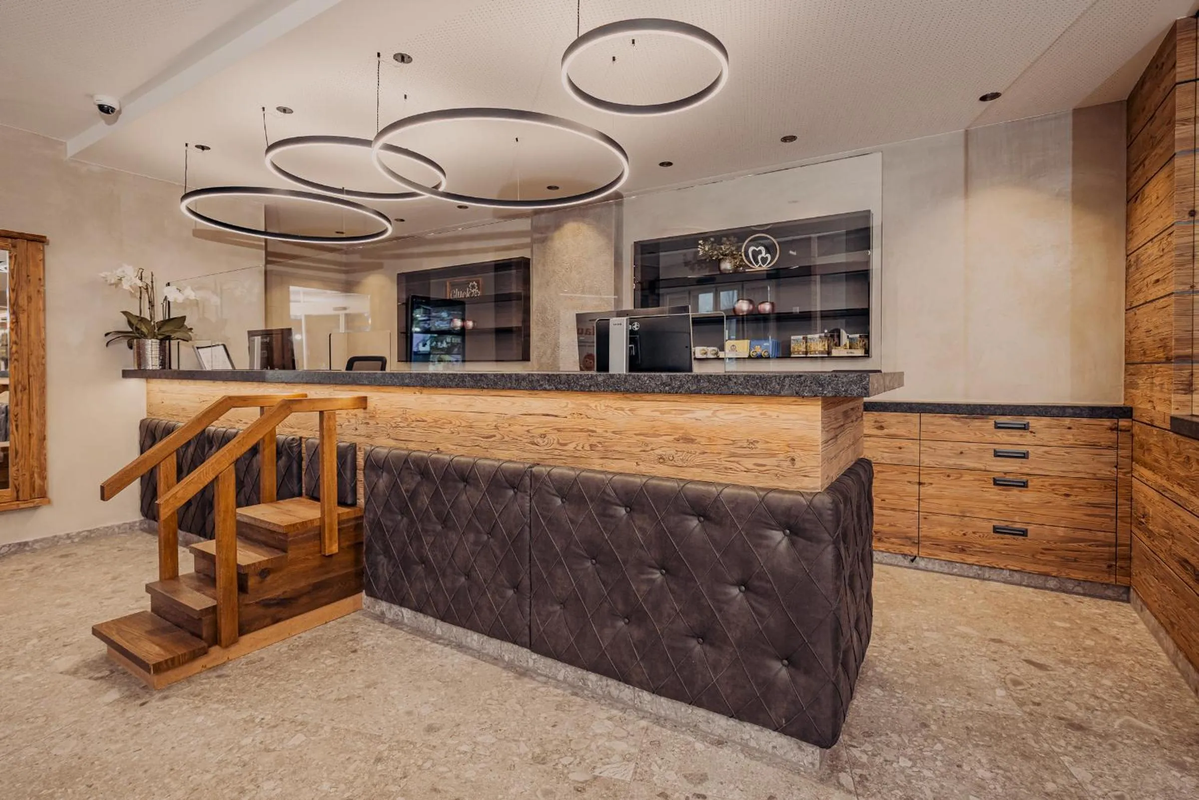 Lobby or reception in Familienresort Buchau