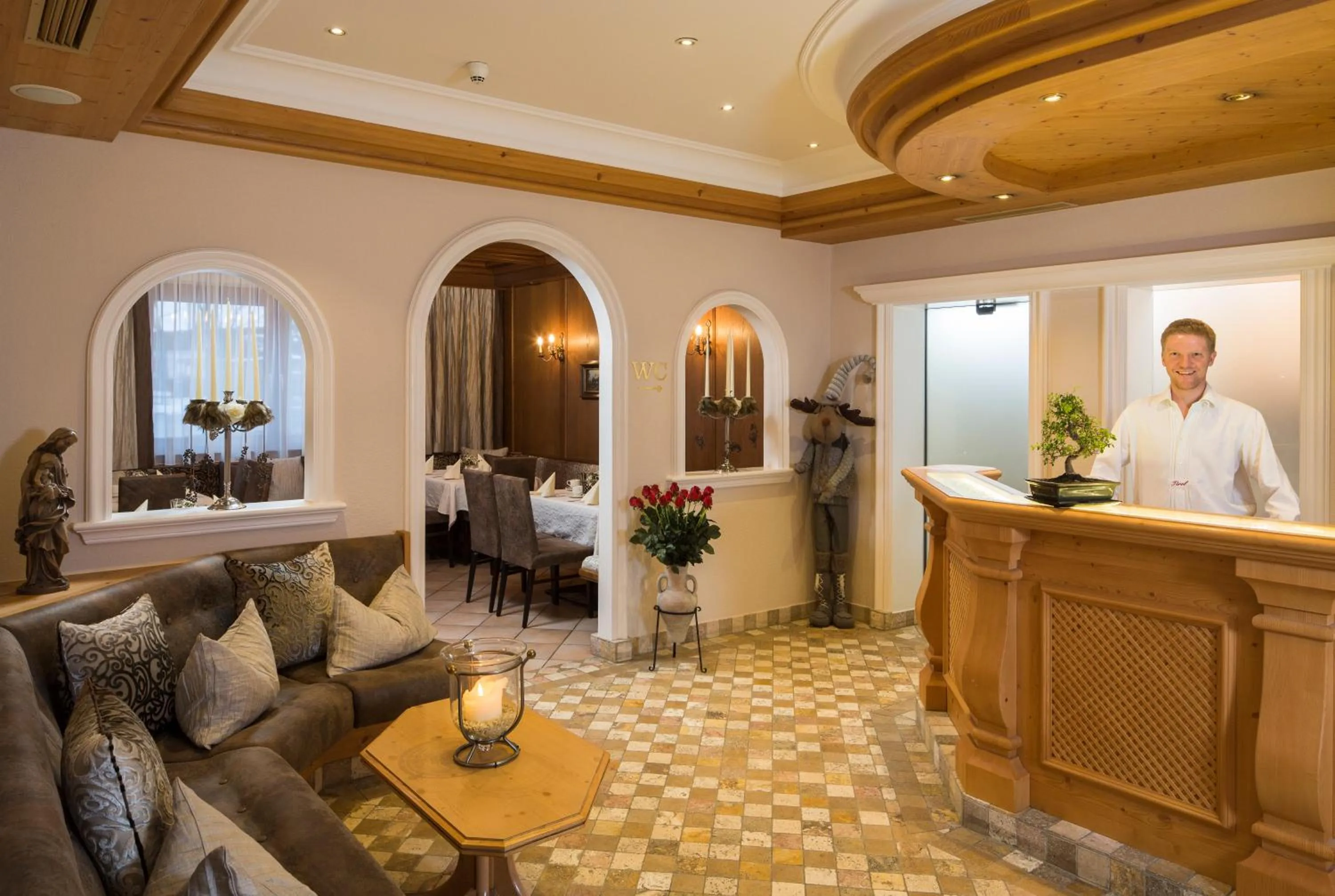 Lobby or reception in Hotel Jenbacherhof B&B