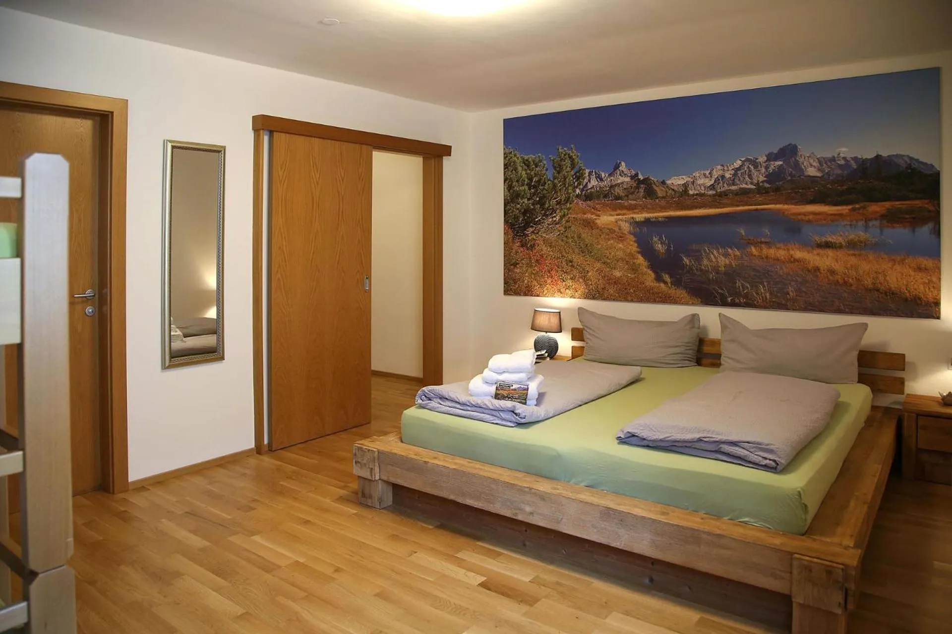 Bed in Die Filzmooserin - Apartments in Filzmoos, Filzmoos Card inklusive