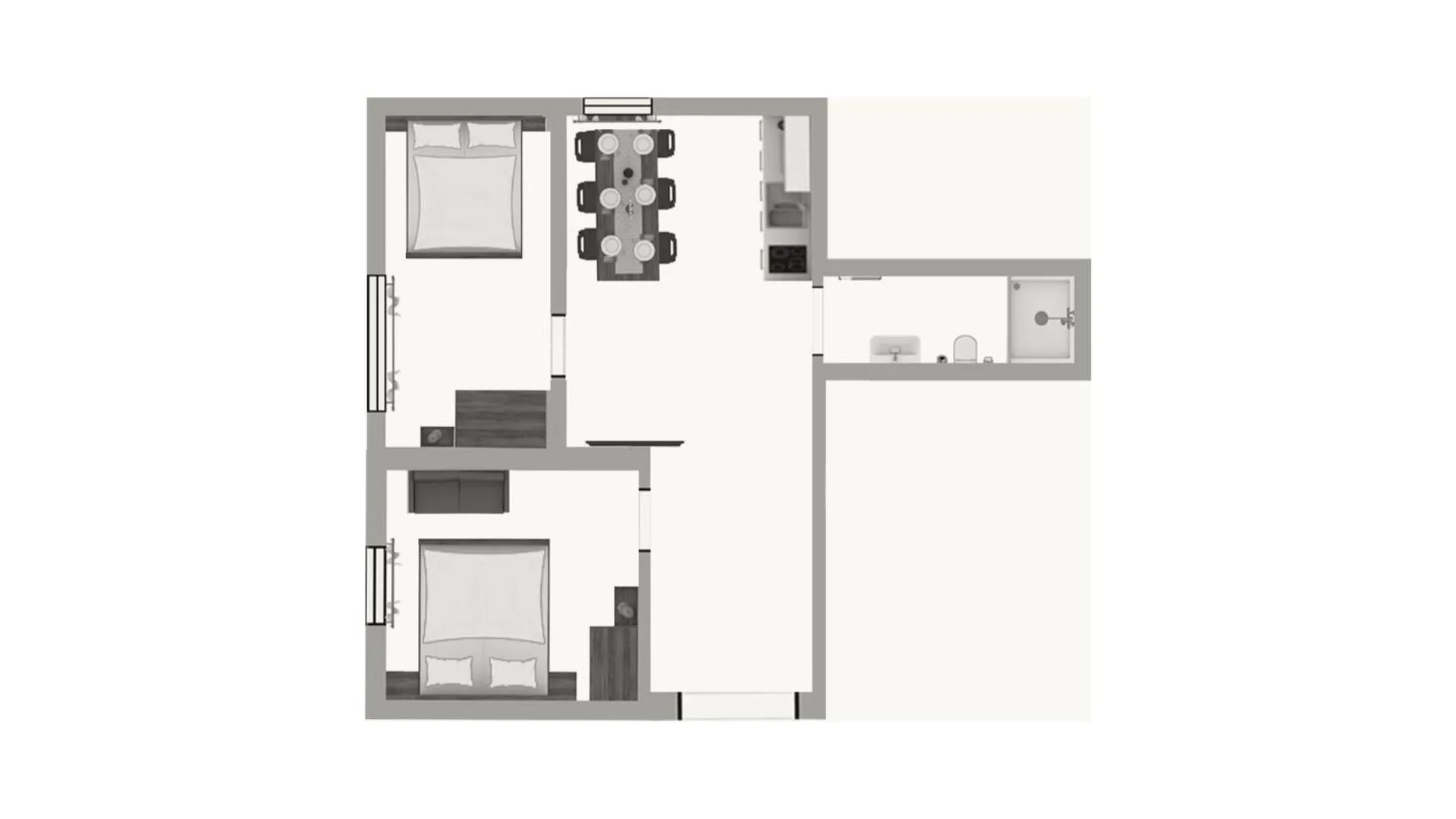 Floor plan in Die Filzmooserin - Apartments in Filzmoos, Filzmoos Card inklusive