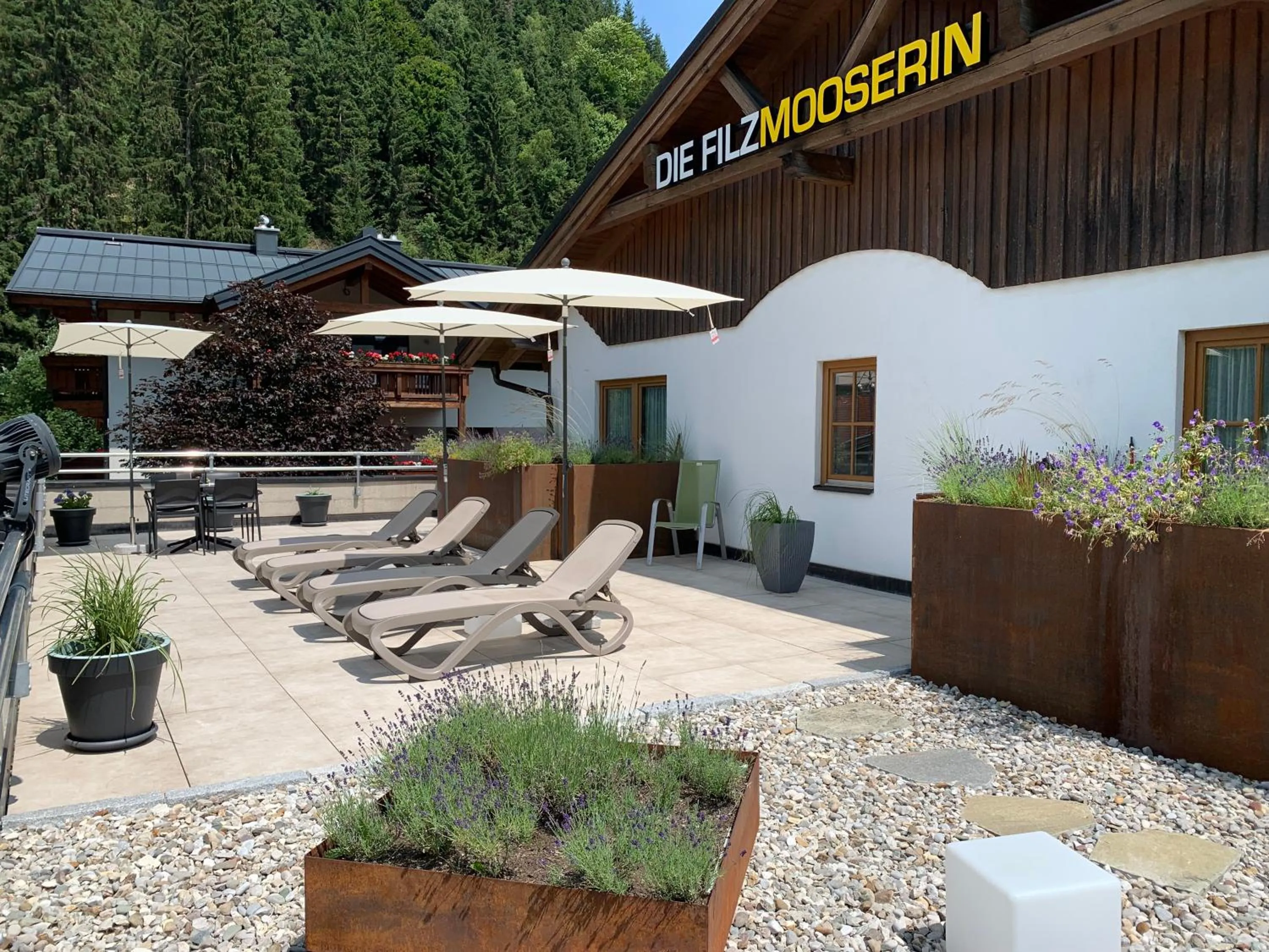 Garden in Die Filzmooserin - Apartments in Filzmoos, Filzmoos Card inklusive