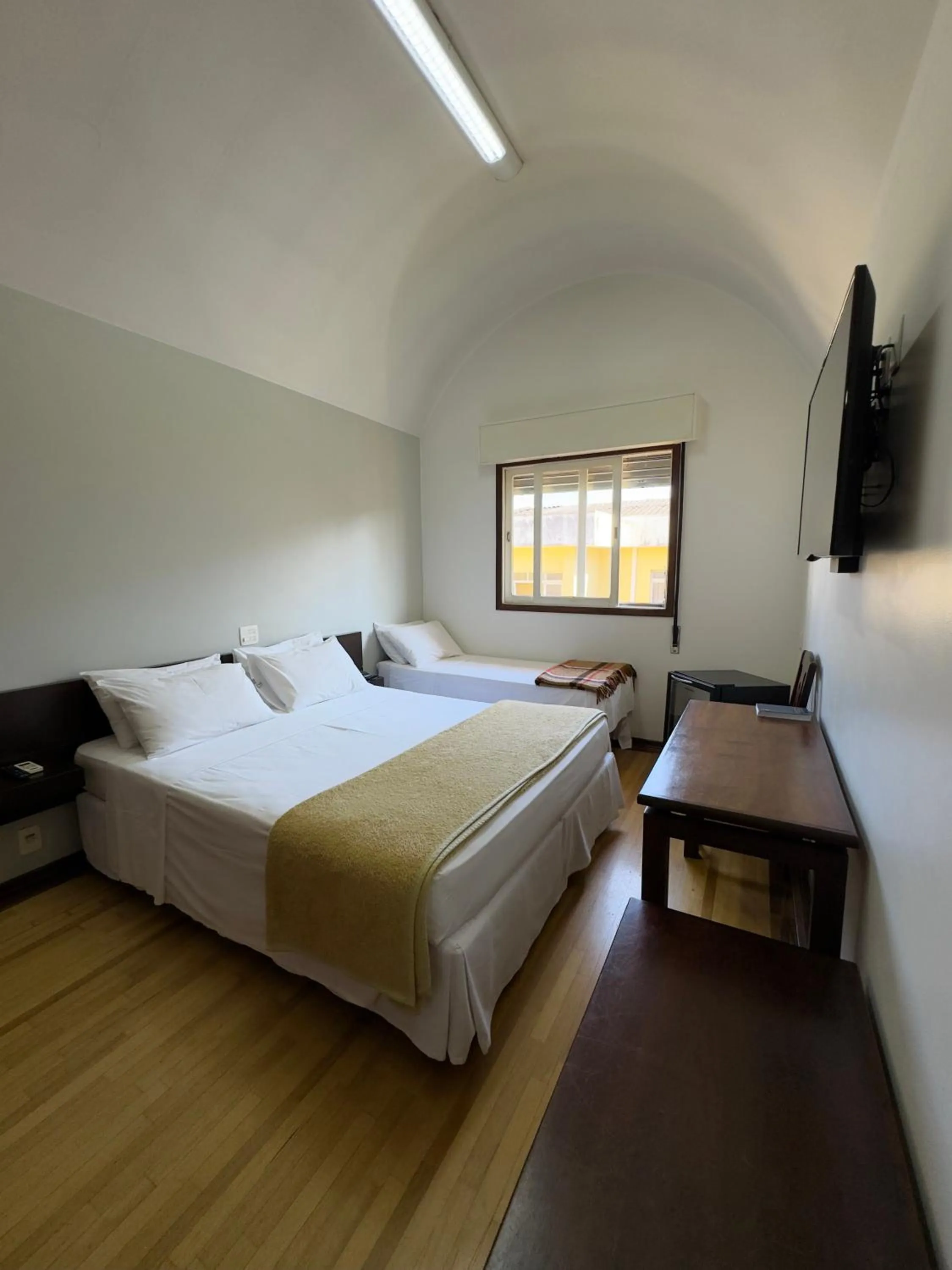 Bed in Arcadas Hotel