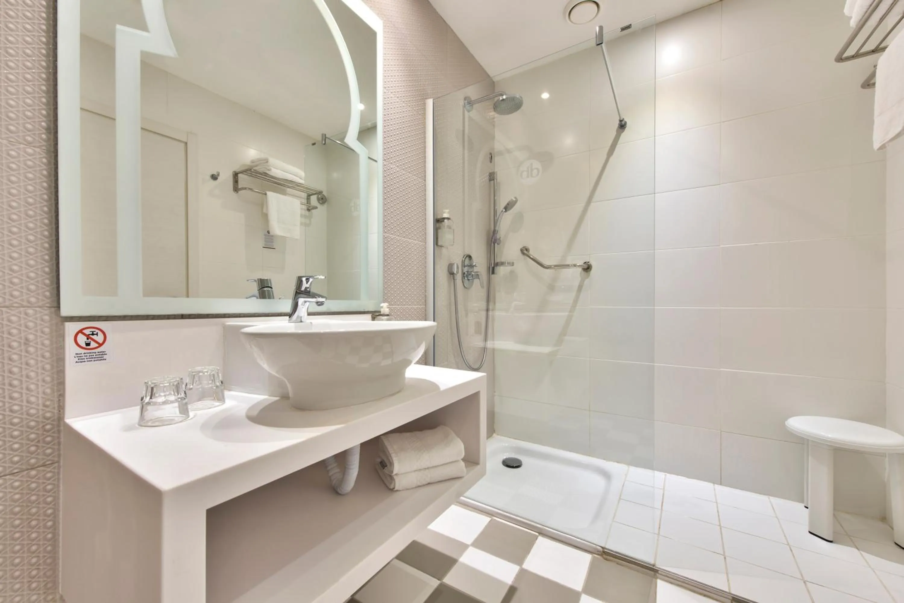 Bathroom in db San Antonio Hotel + Spa All Inclusive