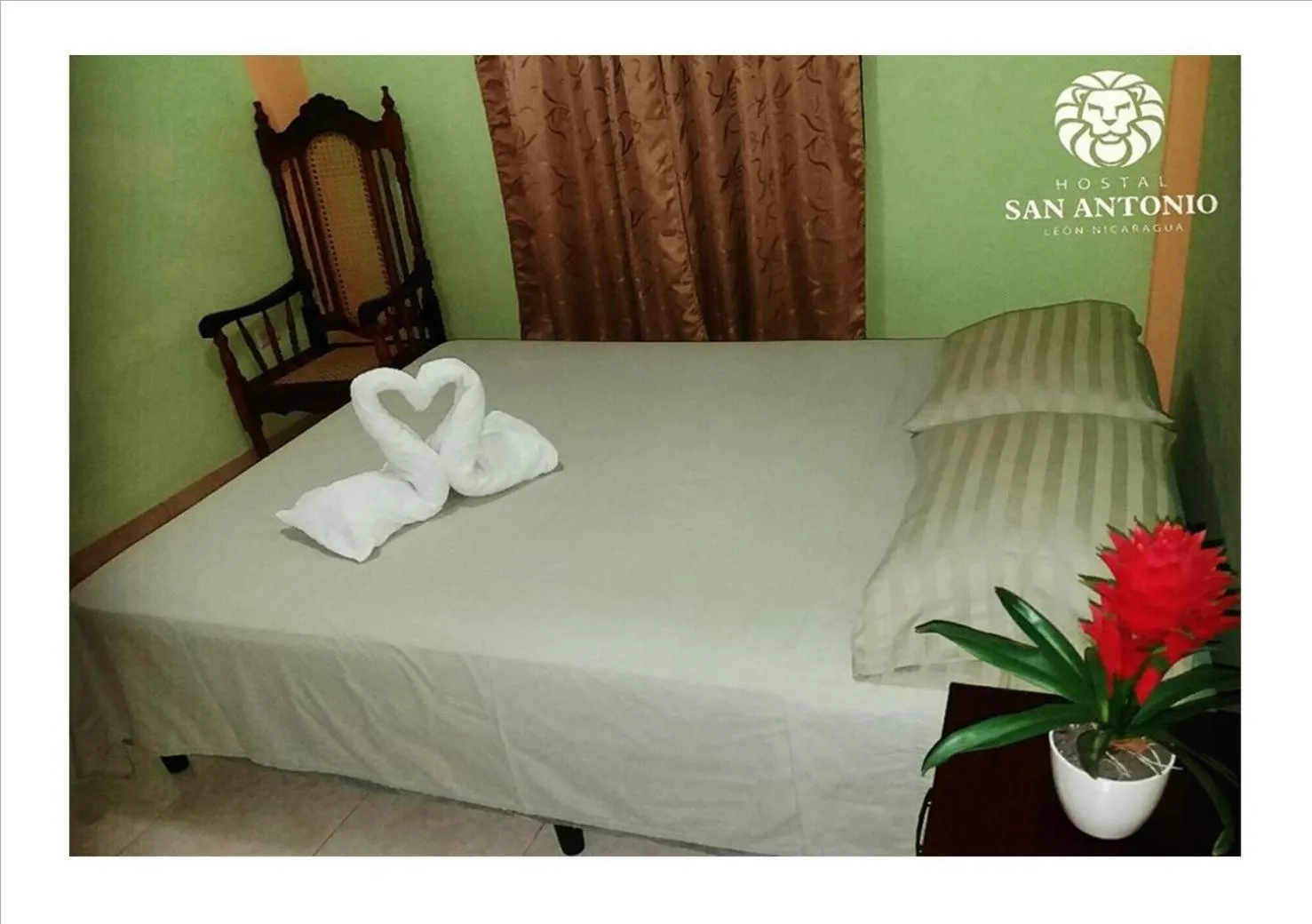 Bed in Hostal San Antonio