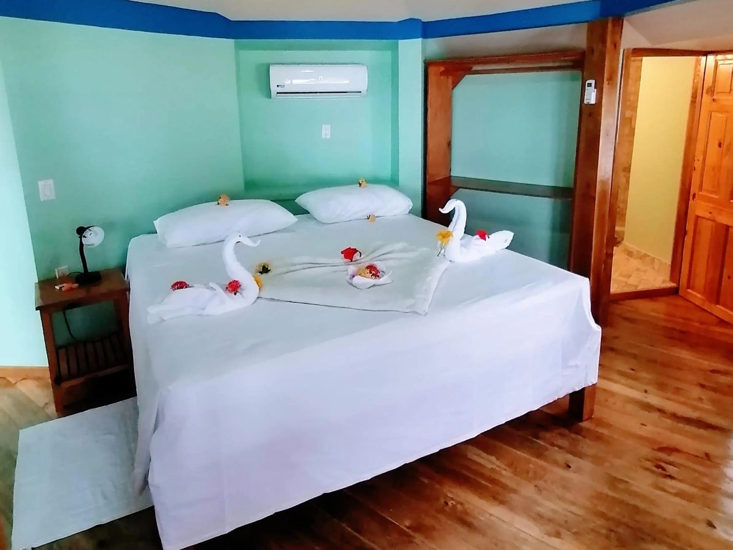 Bed in Bananarama Dive & Beach Resort
