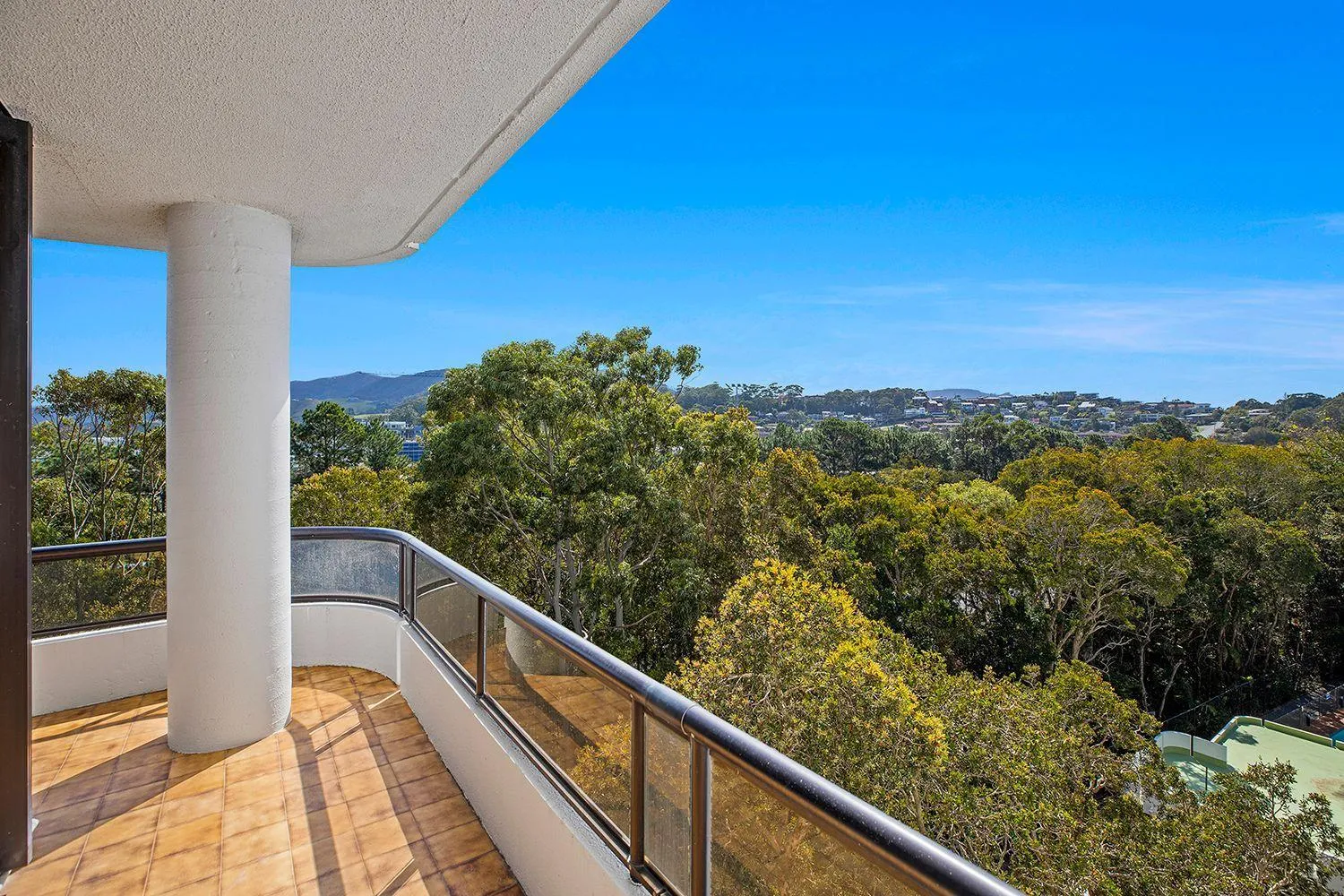 Balcony/Terrace in Pacific Towers Beach Resort